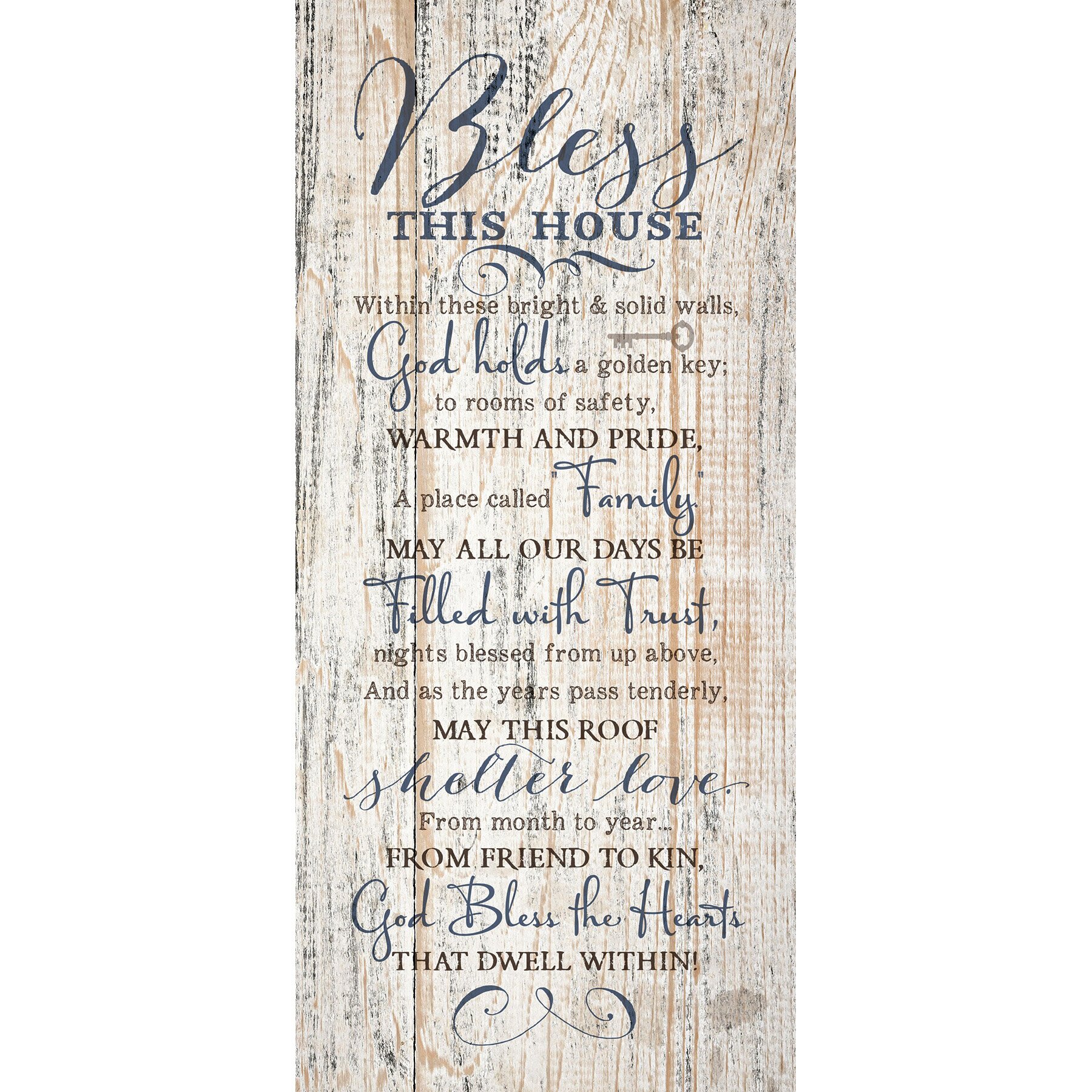 Bless This House%2525E2%252580%2525A6 New Horizons Wood Textual Plaque DX8802 