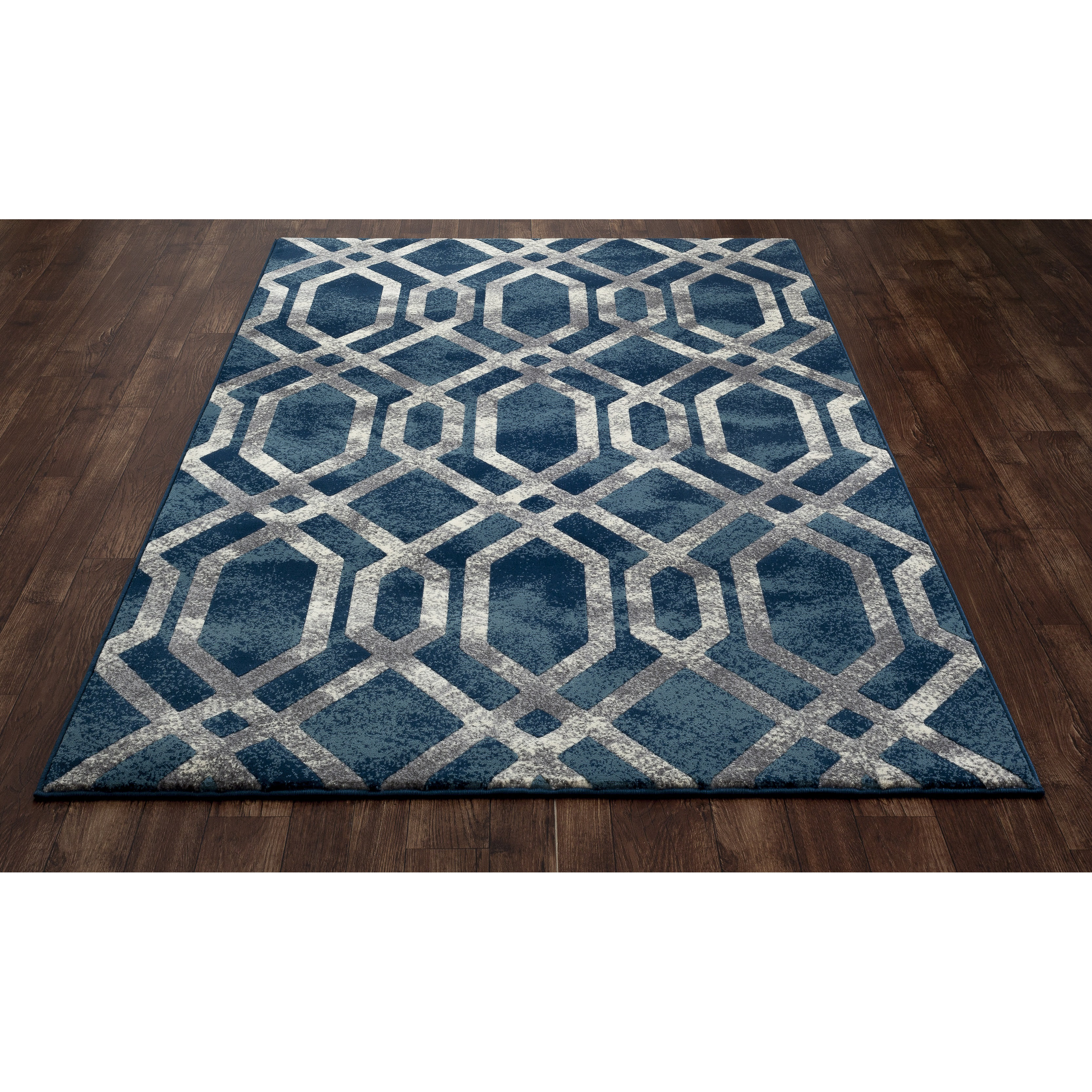 Art Carpet Bastille Blue And Silver Area Rug & Reviews Wayfair