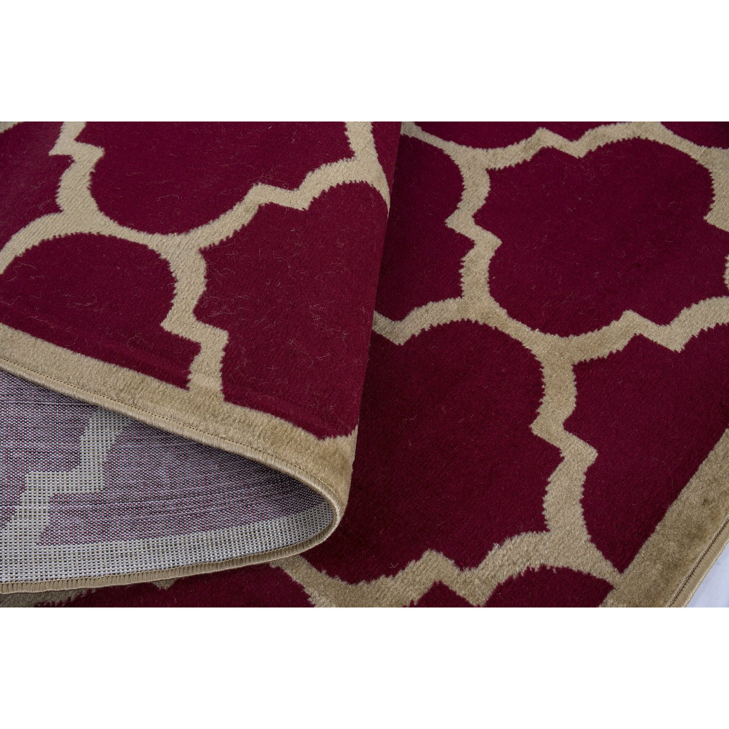 Berrnour Home Homesense Dark Red Area Rug Wayfair