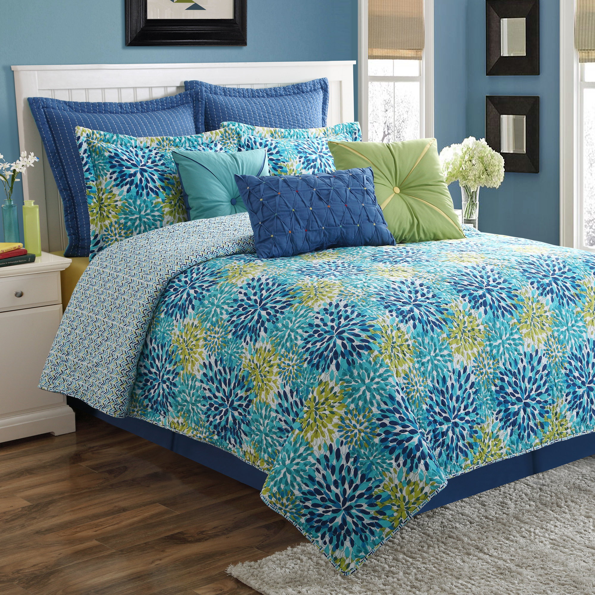 Fiesta Brand Bedding Calypso Reversible Quilt Set & Reviews | Wayfair