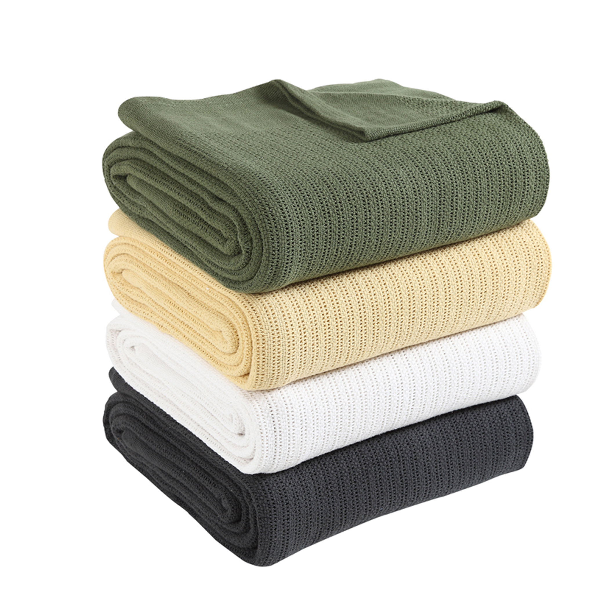 Fiesta Brand Bedding Thermal 100 Cotton Blanket & Reviews Wayfair