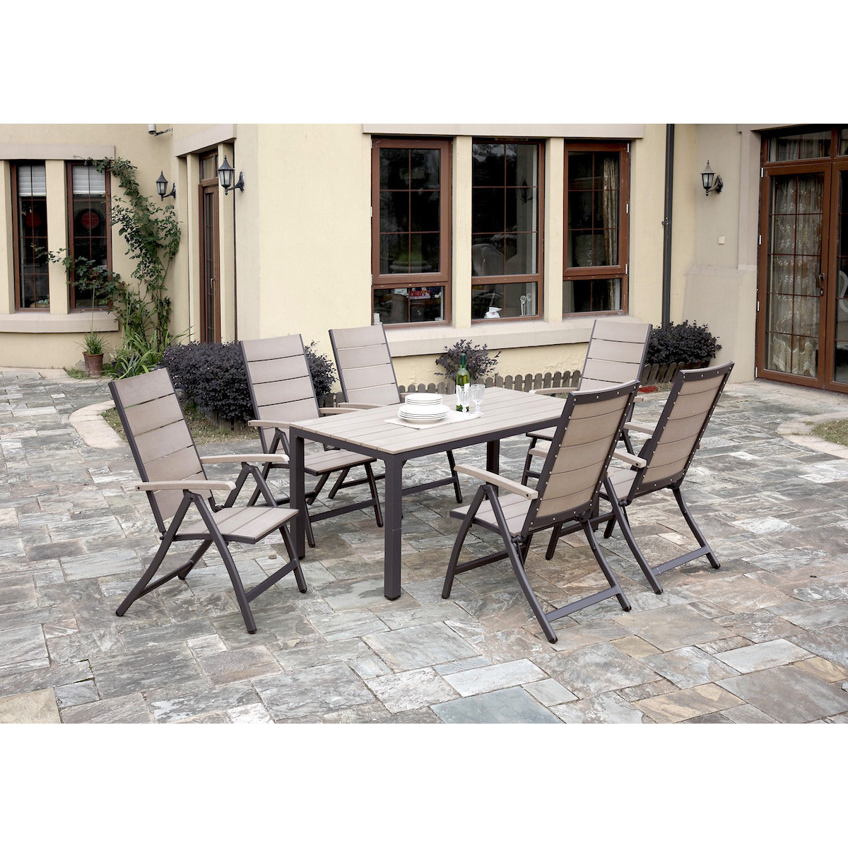 JB Patio 7 Piece Dining Set  Wayfair