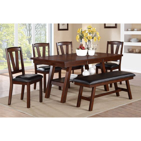 A&J Homes Studio 6 Piece Dining Set Wayfair