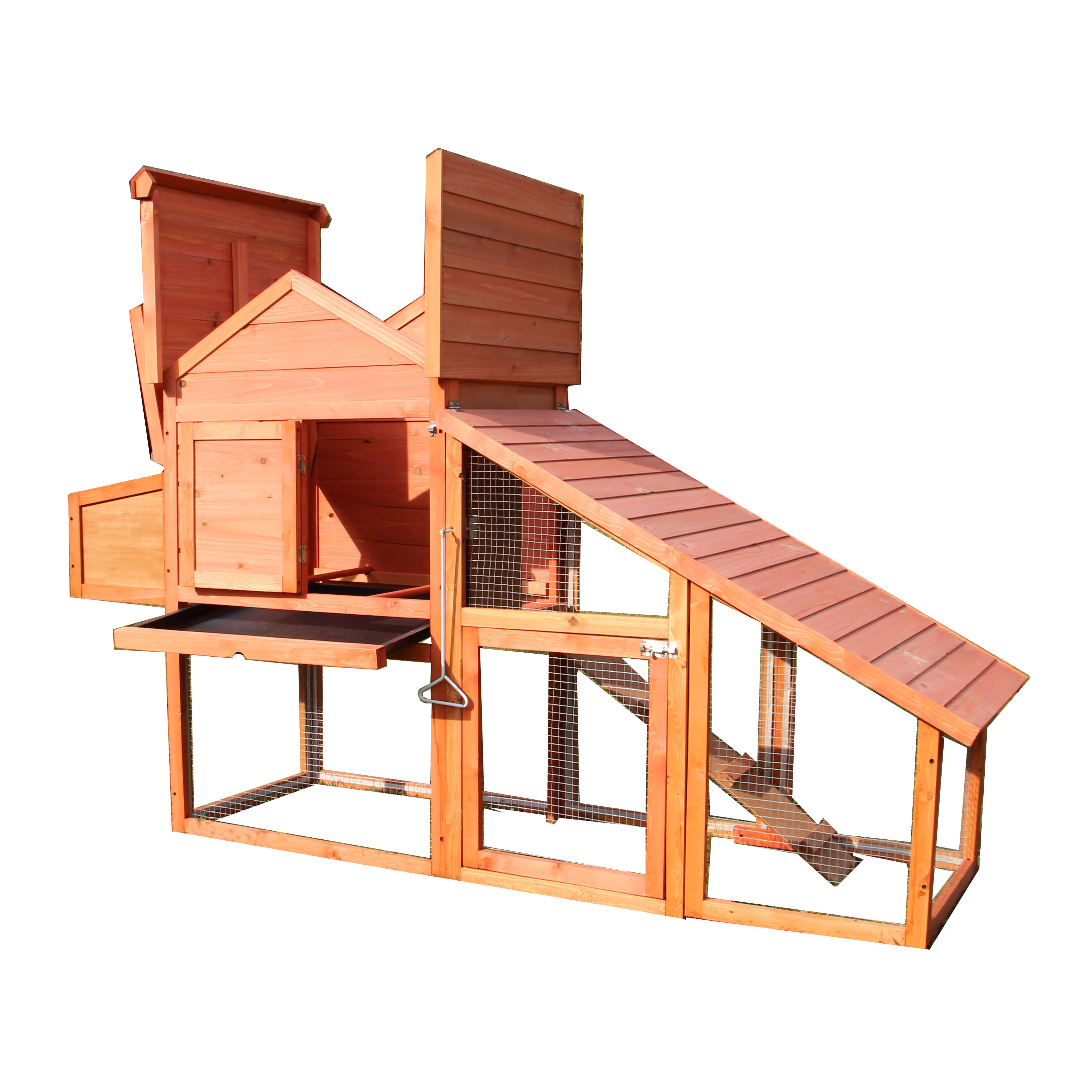 Newacme LLC Chicken Poultry Coop Hen House Rabbit Hutch Cage Wayfair