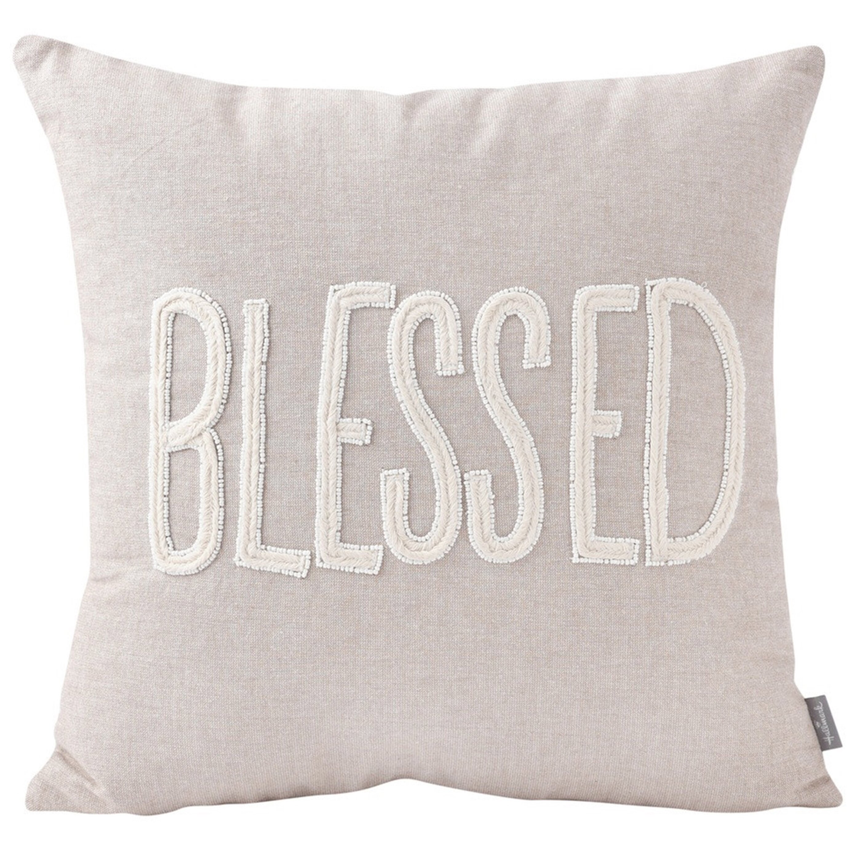 Hallmark Home & Gifts Blessed Throw Pillow & Reviews | Wayfair