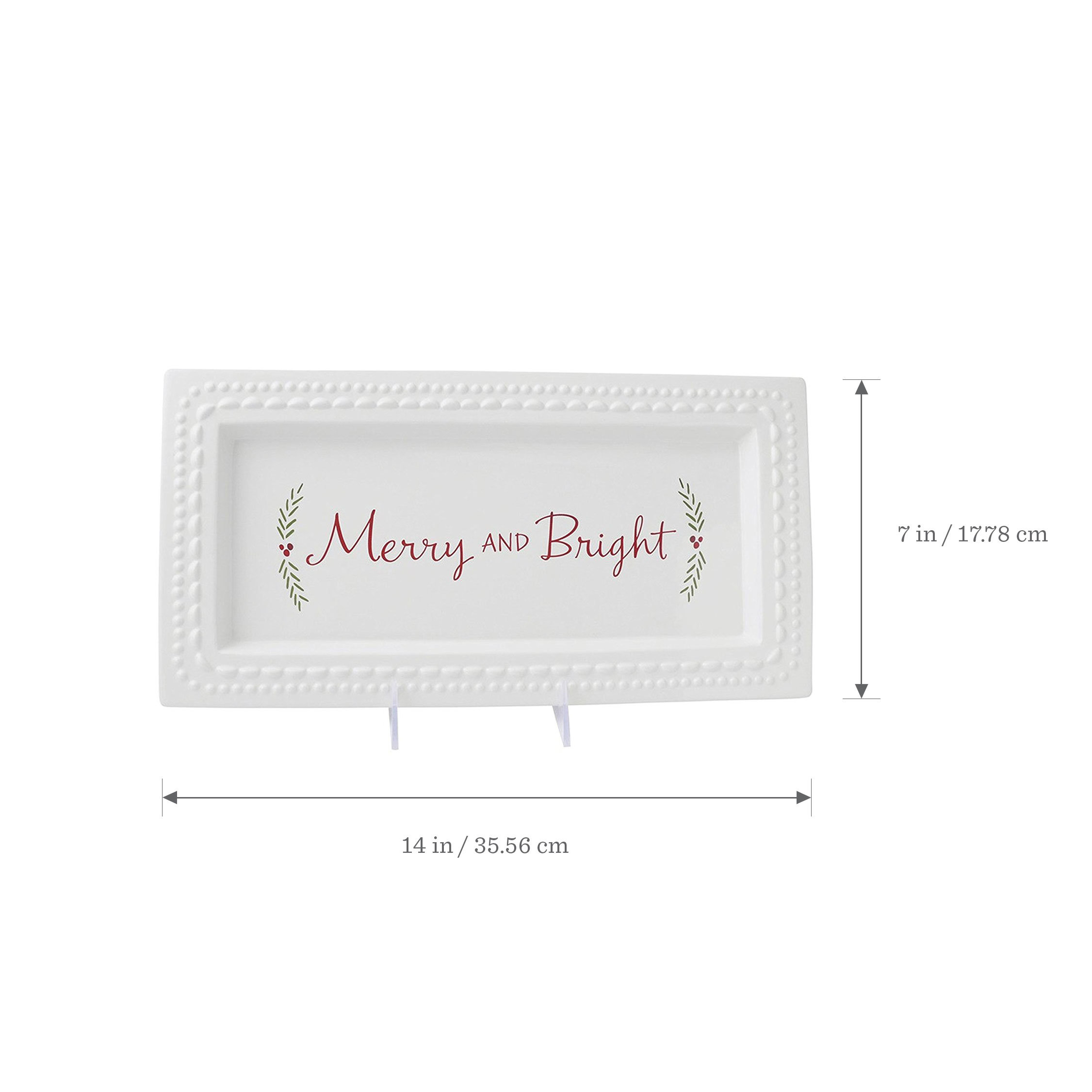 Hallmark Home & Gifts Holiday Ceramic Serving Platter & Reviews Wayfair