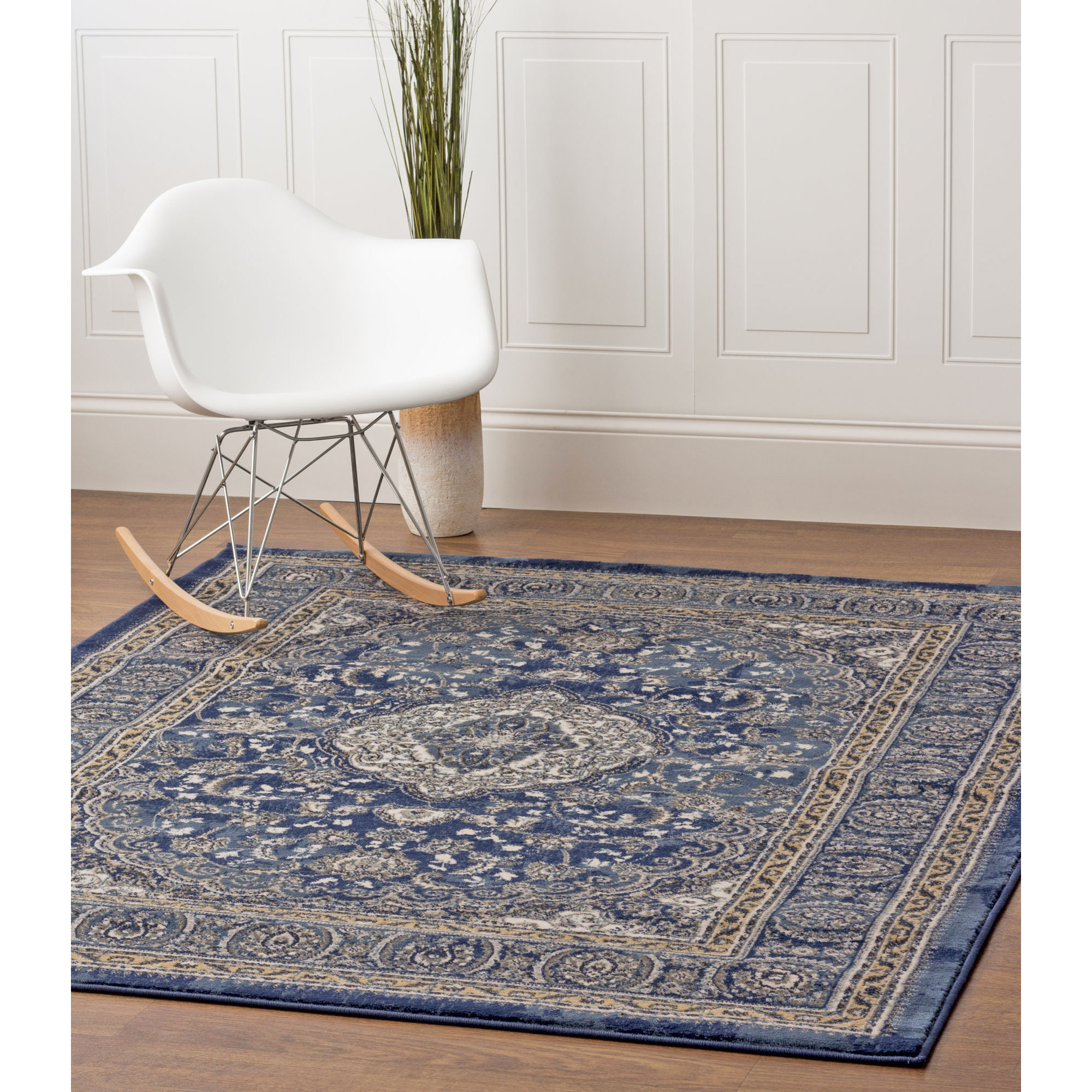 Super Area Rugs Artifact Blue/Beige Area Rug Wayfair.ca
