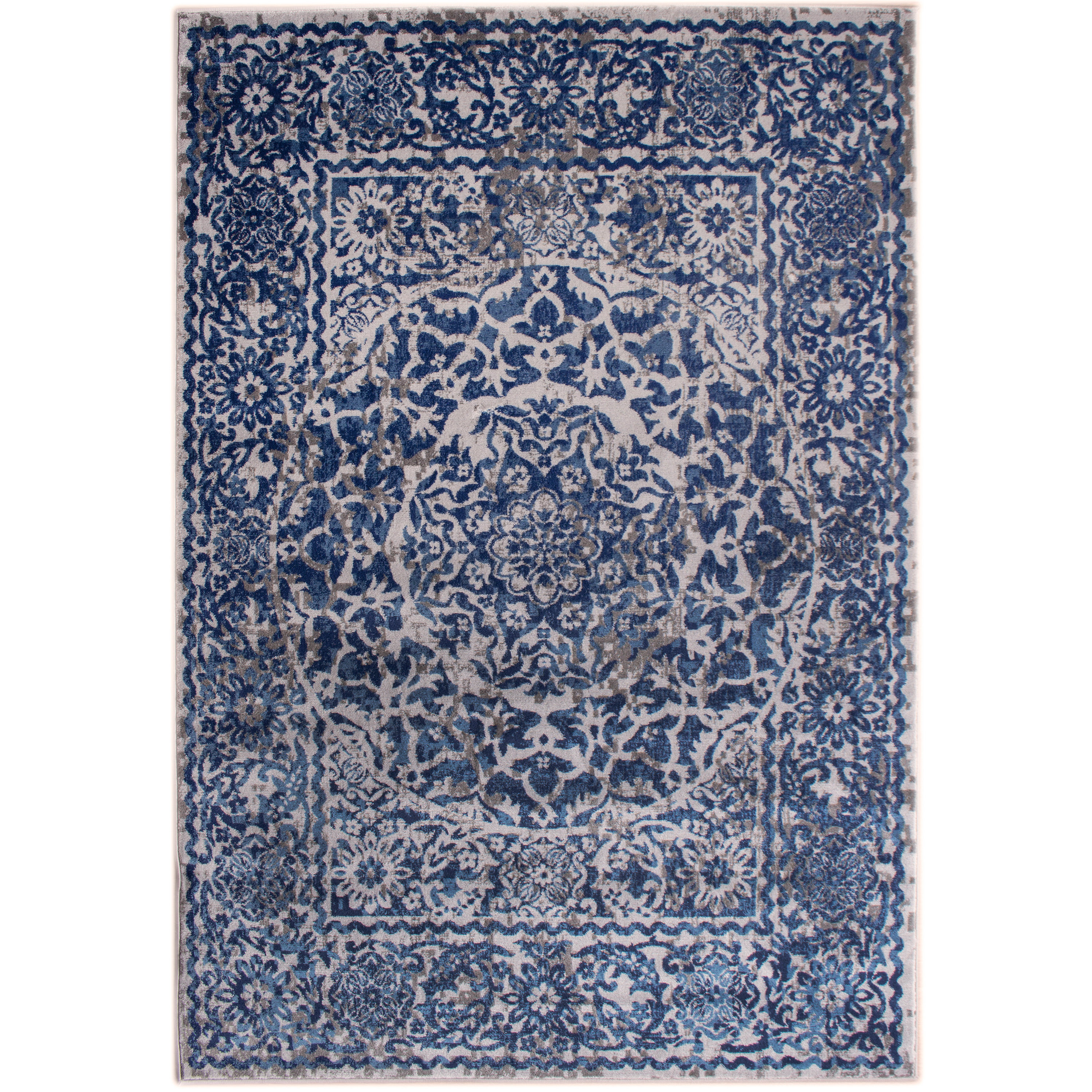 Super Area Rugs Artifact Gray/Blue Area Rug Wayfair