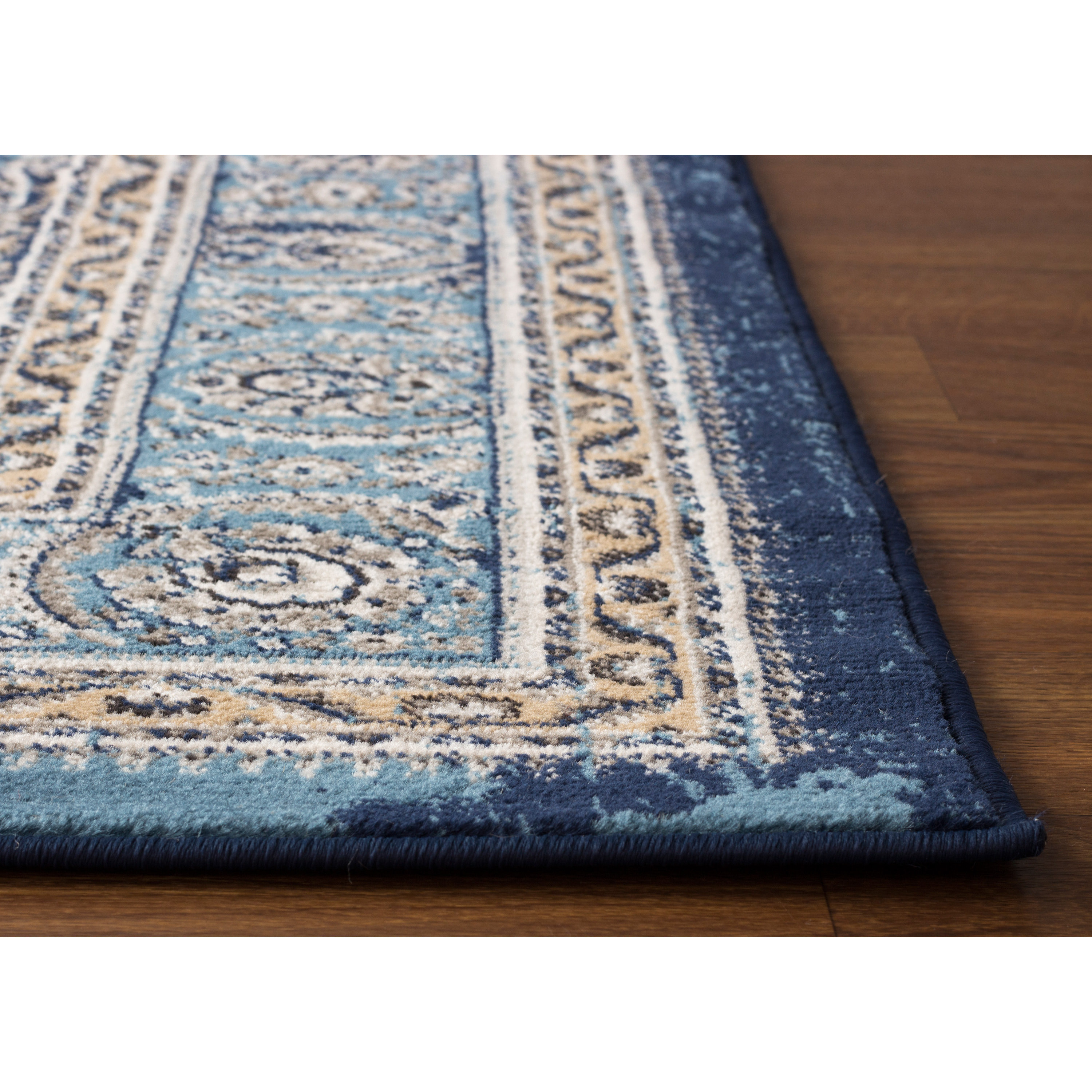 Super Area Rugs Artifact Blue/Beige Area Rug Wayfair.ca