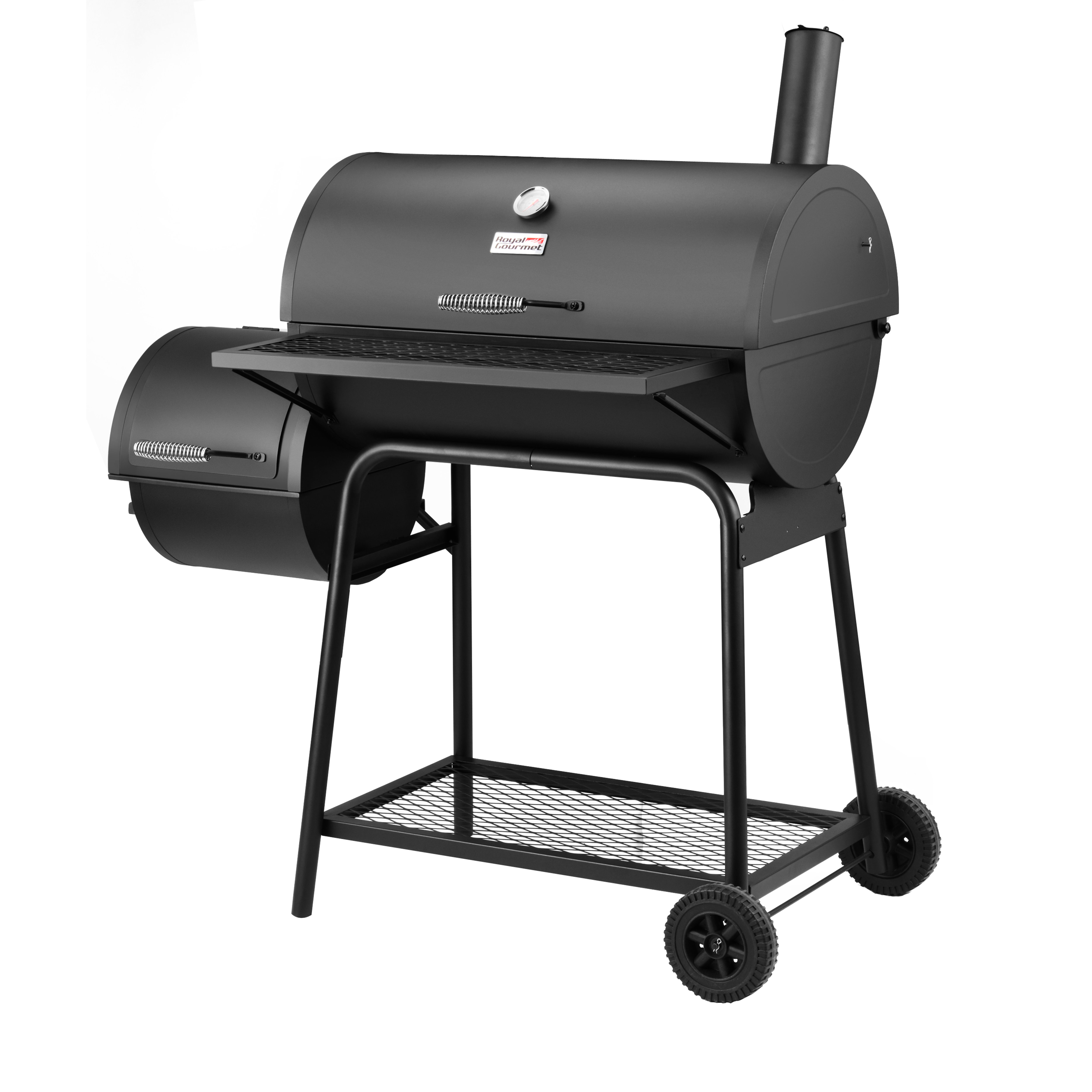 Royal Gourmet 45.3" Charcoal Grill with Offset Smoker & Reviews Wayfair