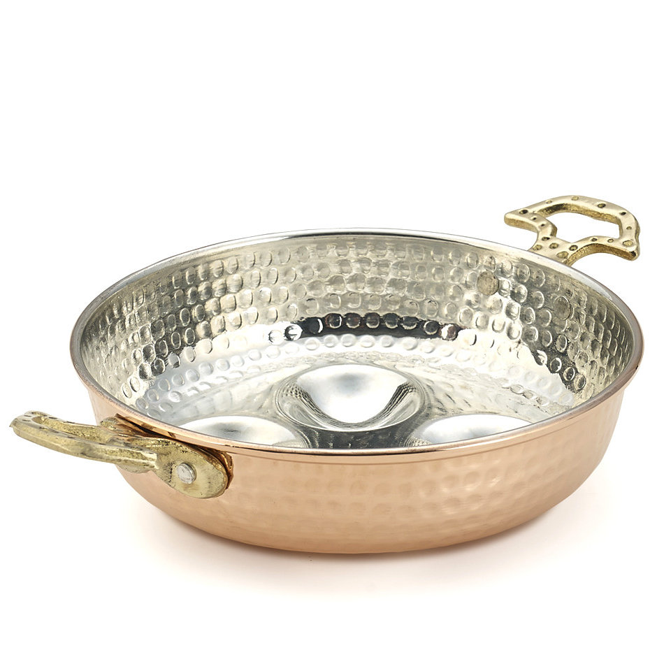 Kuprum Copper Double Handle Egg Pan Wayfair
