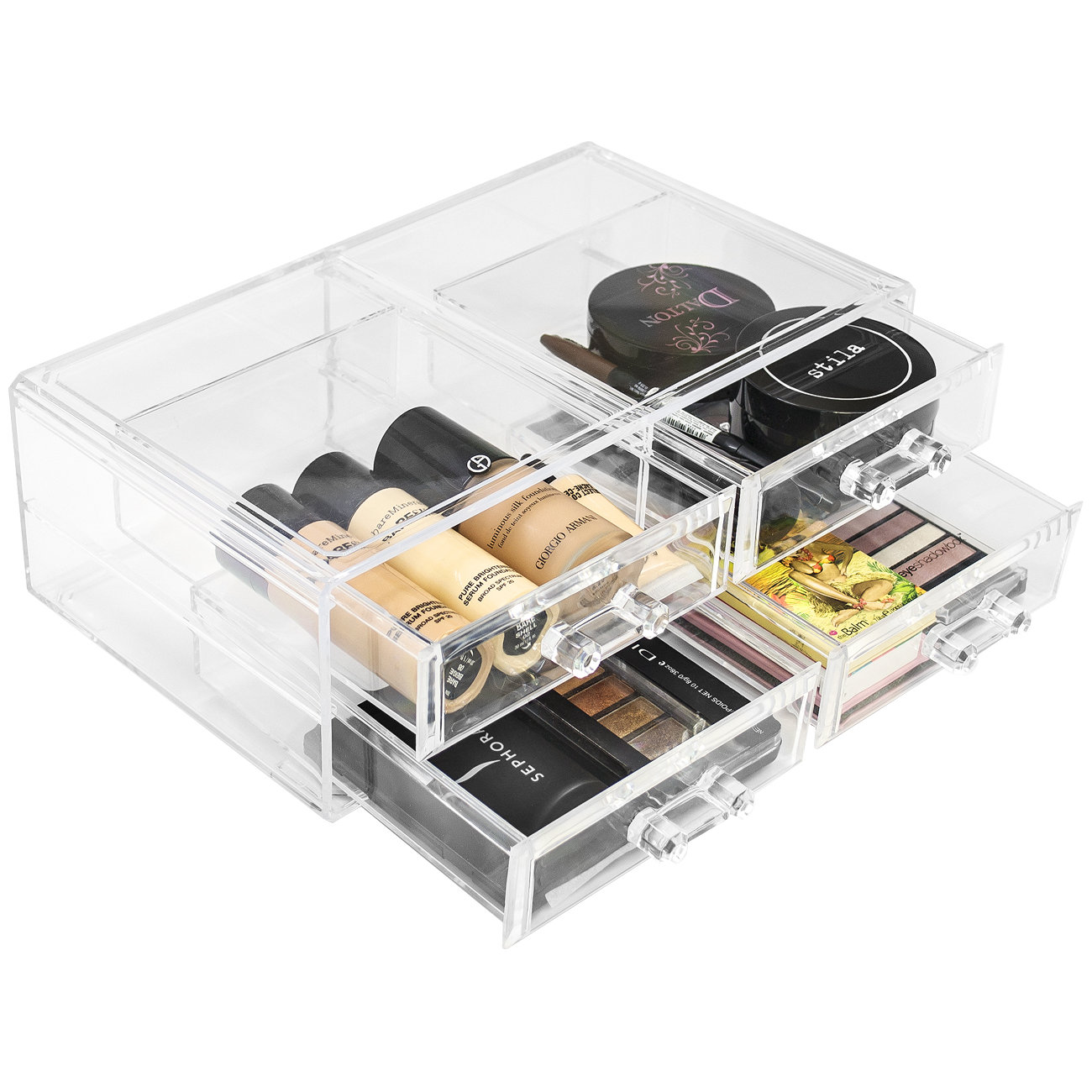 Sorbus Acrylic 4 Drawer Organizer & Reviews Wayfair