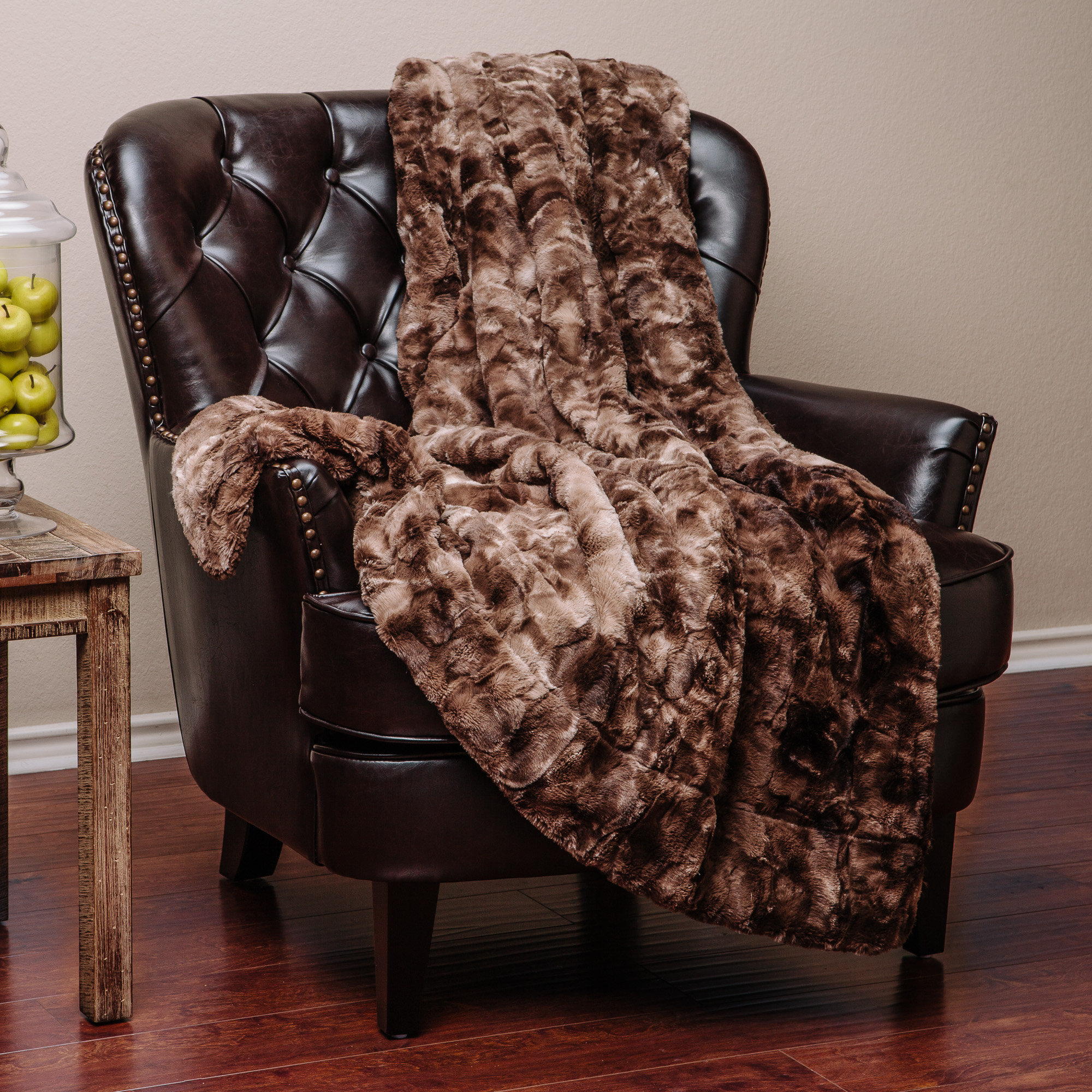 Chanasya Super Soft Fuzzy Fur Warm Cozy Sherpa Throw Blanket & Reviews