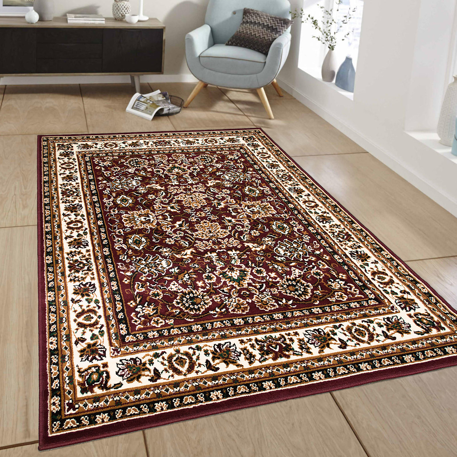 AllStar Rugs Burgundy Area Rug & Reviews Wayfair.ca