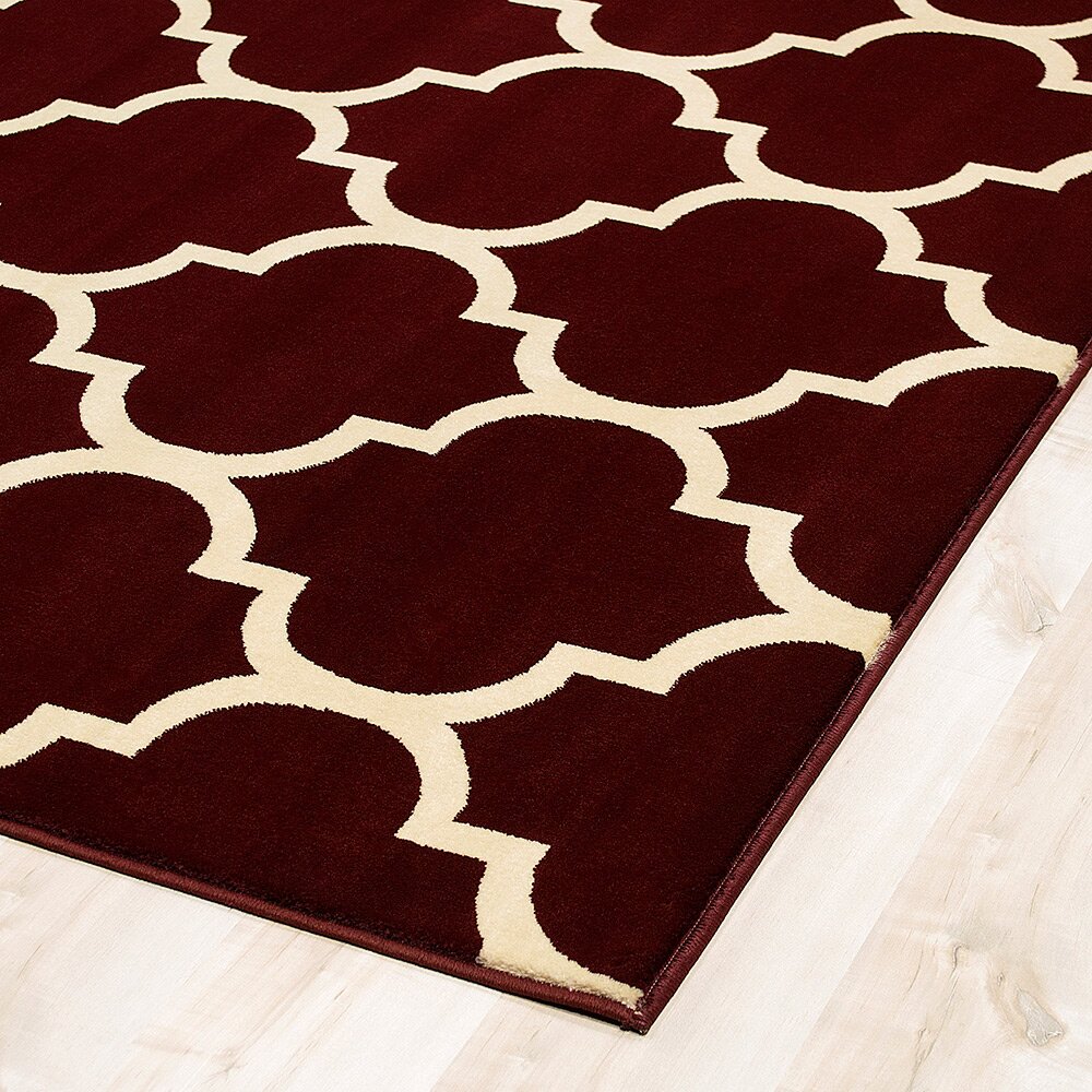 AllStar Rugs Burgundy Area Rug & Reviews | Wayfair.ca