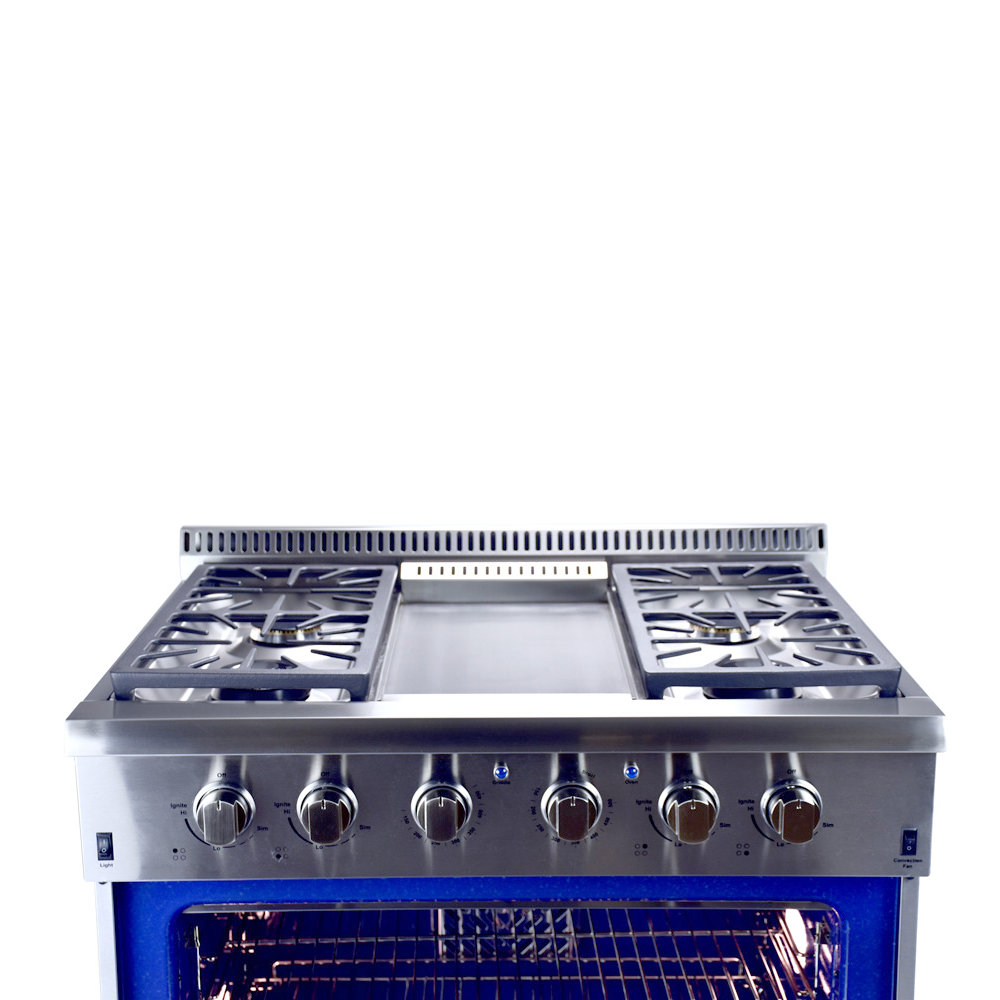 Hallman 5.2 Cu. Ft. Convection Gas Range Wayfair