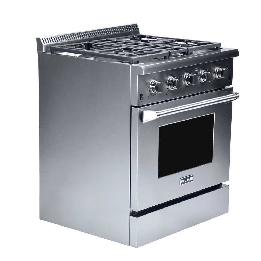 Hallman 4.2 Cu. Ft. Convection Gas Range Wayfair