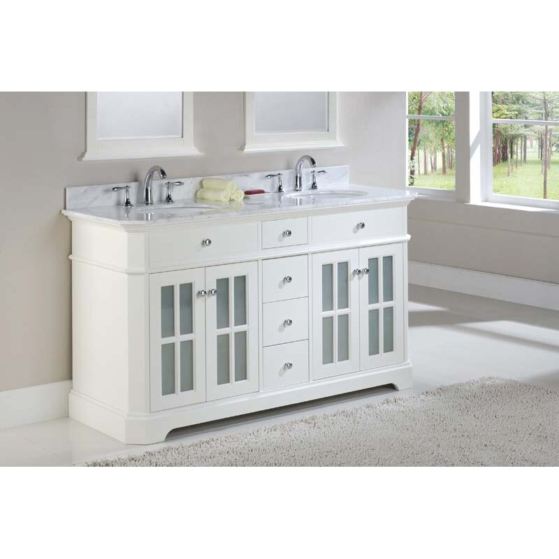 TidalBath Heritage 60" Double Vanity Set Wayfair