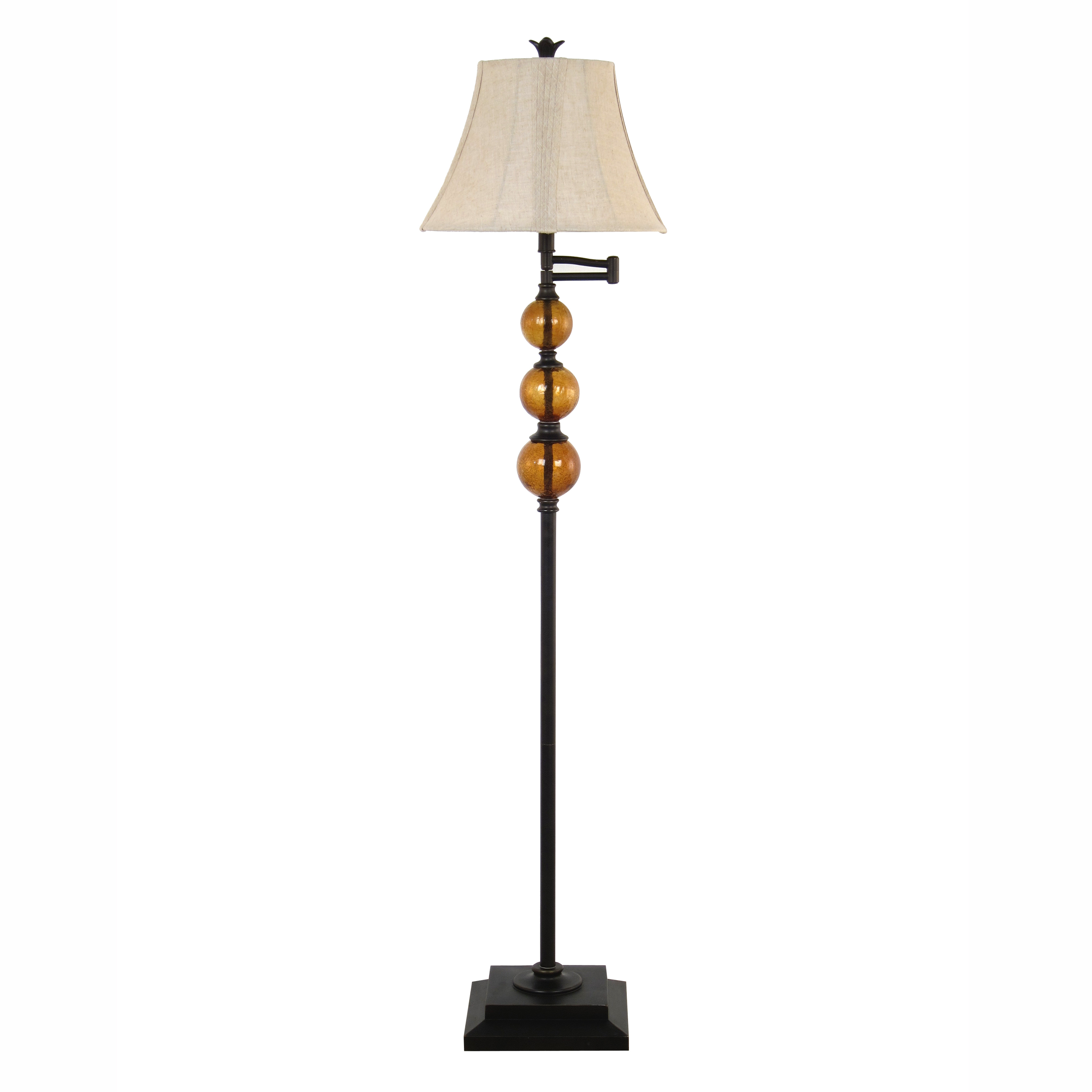 Homestyle Collection 60.75" Swing Arm Floor Lamp Wayfair