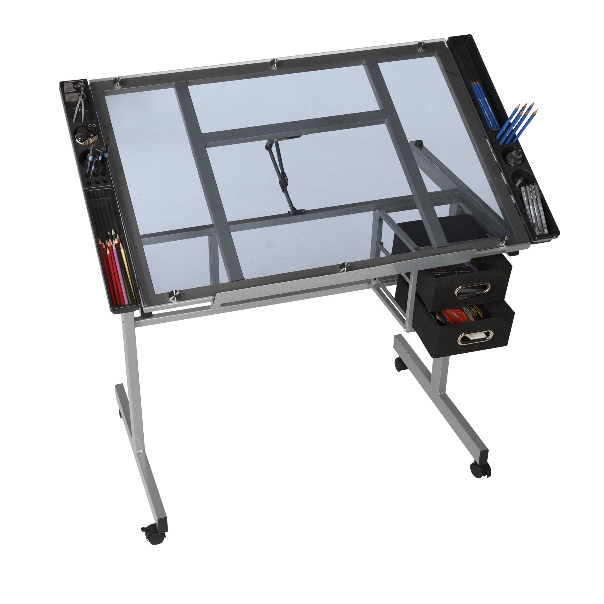 OneSpace Glass Drafting Table & Reviews | Wayfair.ca