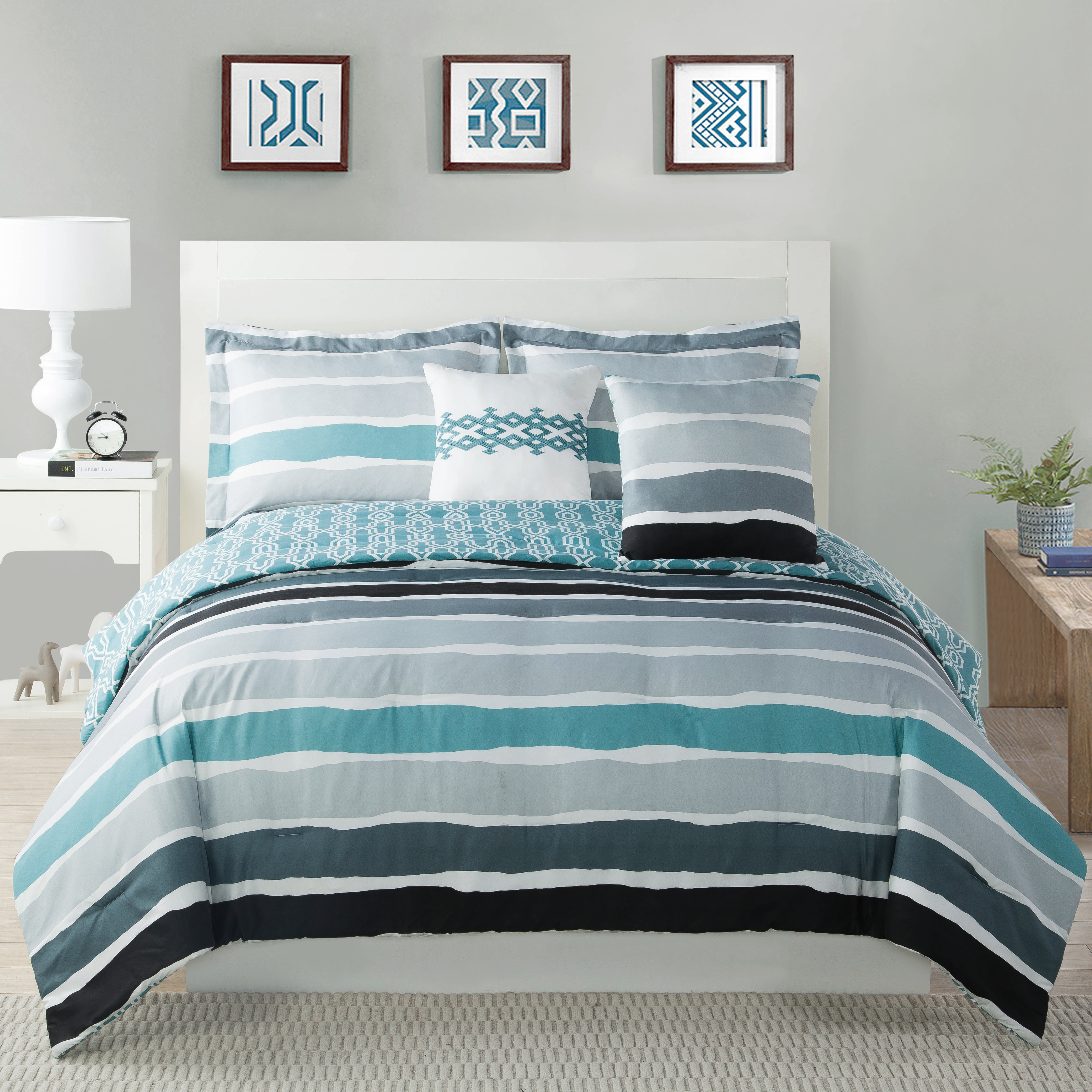 studio17 tie dye striped comforter set wayfair studio17 tie dye striped comforter set wayfair