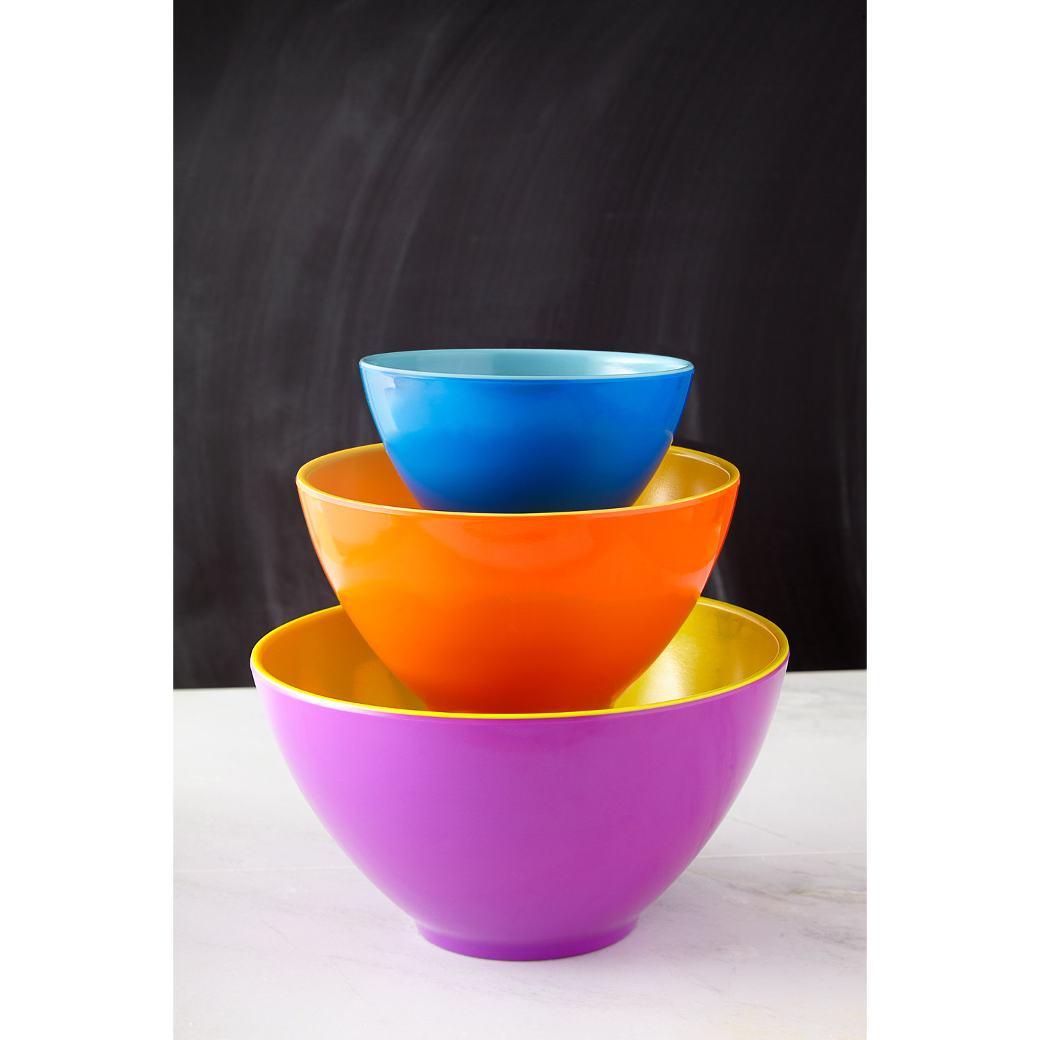 ienjoyware LLC 3 Piece Melamine Mixing Bowl Set Wayfair
