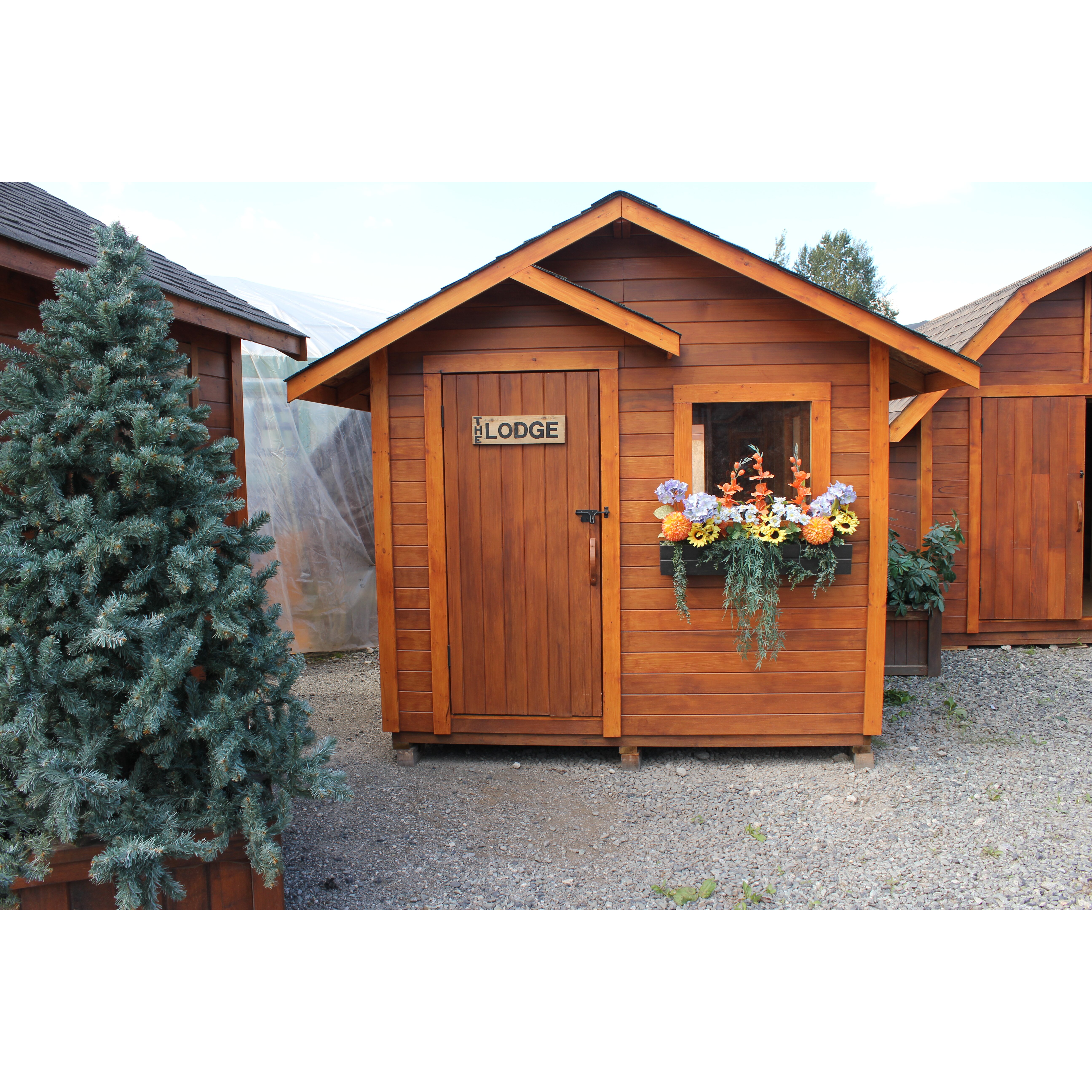 westviewmanufacturing the lodge 10 ft. w x 12 ft. d wooden