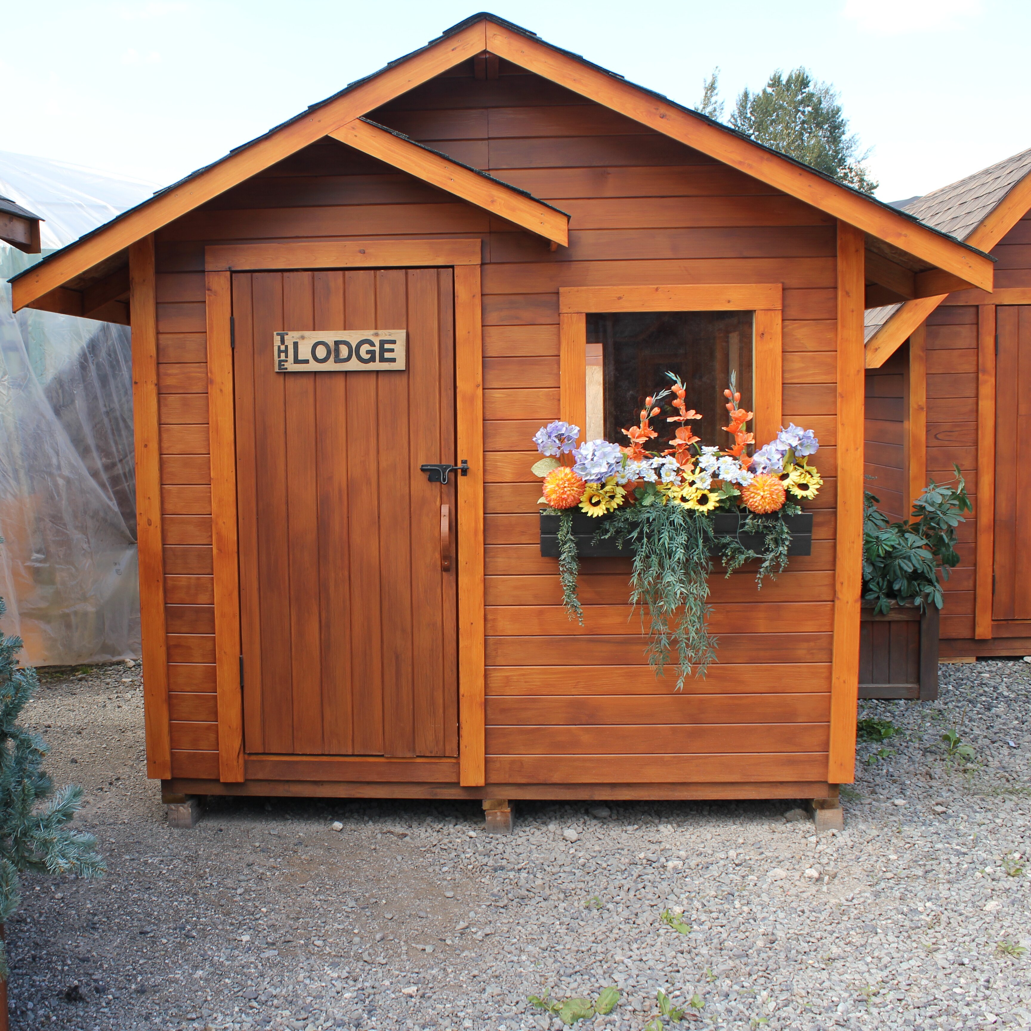 westviewmanufacturing the lodge 10 ft. w x 12 ft. d wooden