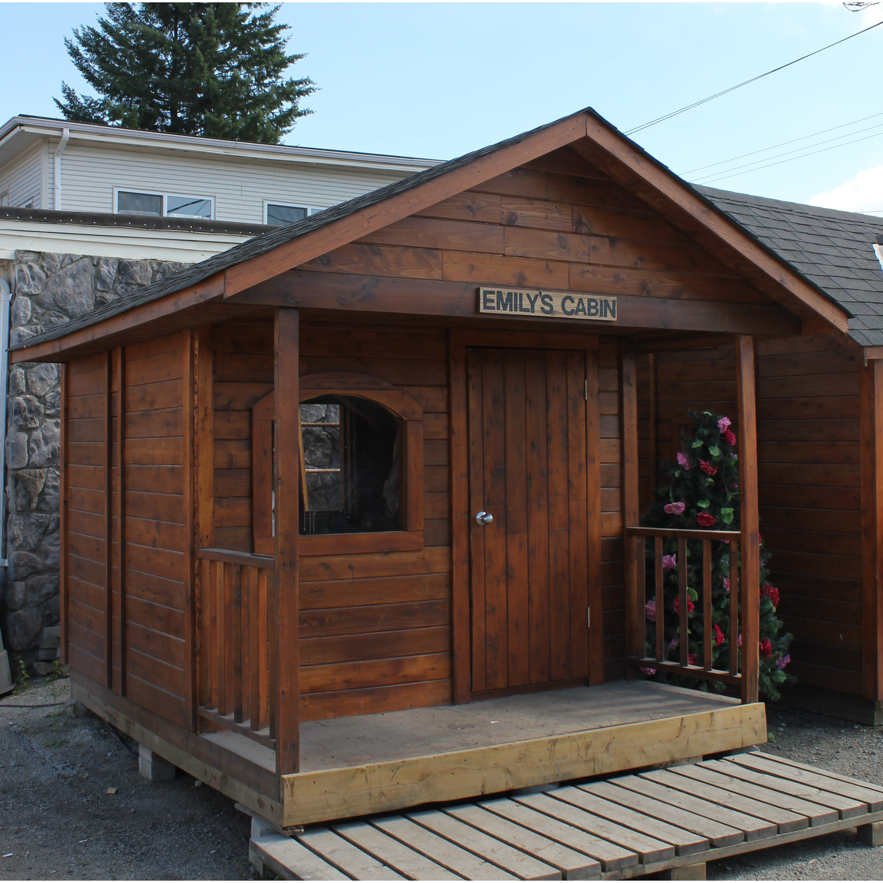 waney edge shed crop, the wooden workshop, oakford, devon