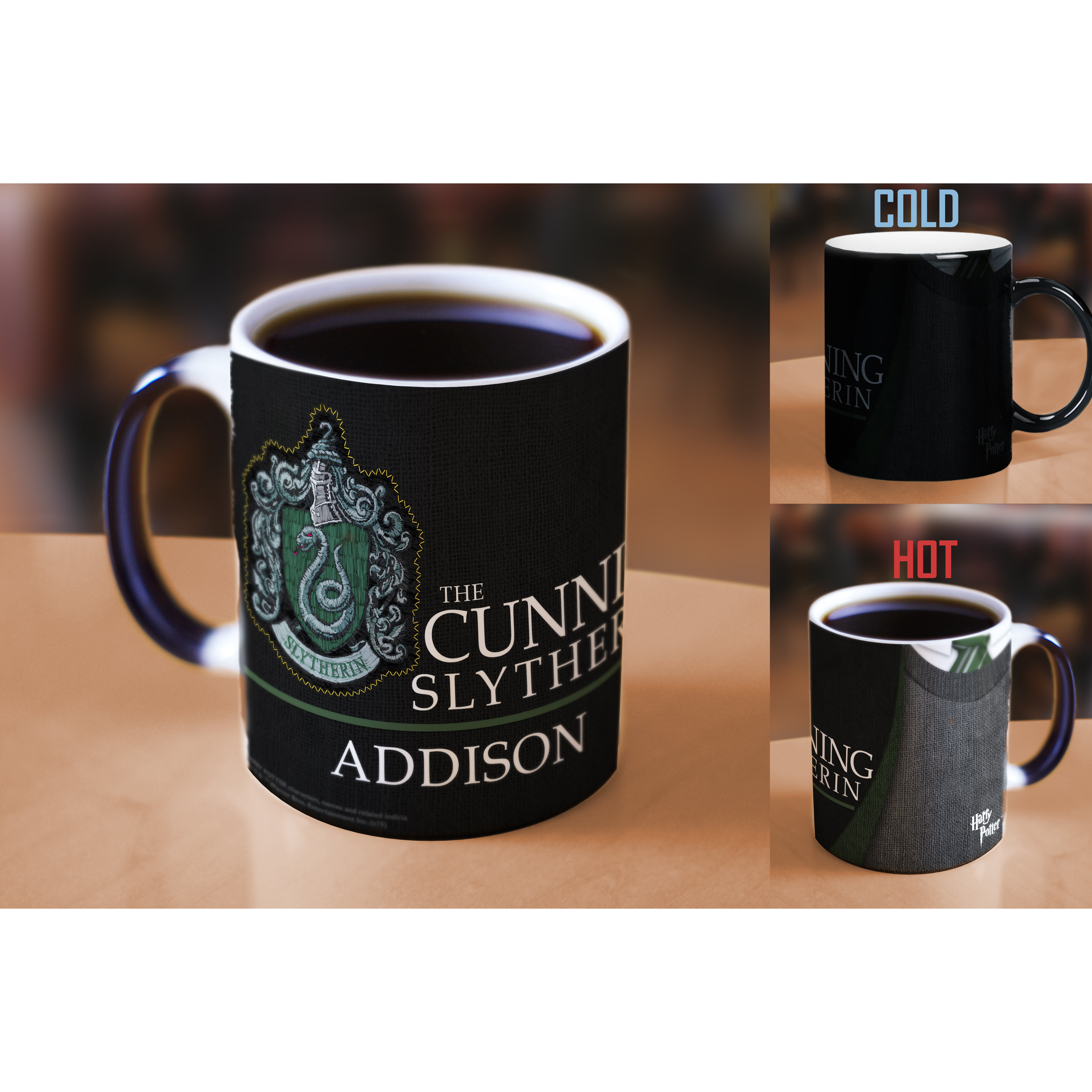Morphing Mugs Harry Potter Slytherin Robe Personalized Heat Sensitive