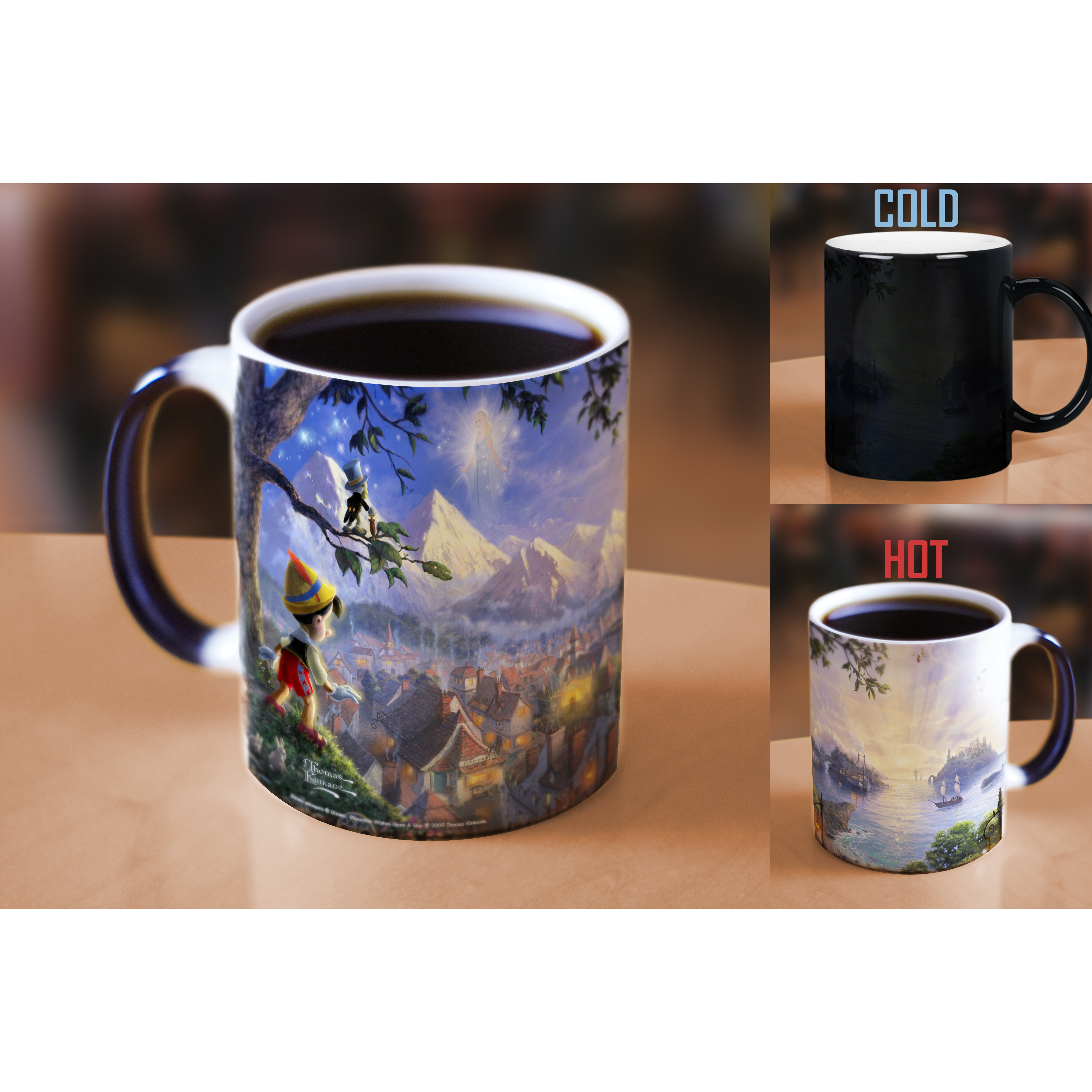 Morphing Mugs Pinocchio HeatSensitive Coffee Mug & Reviews Wayfair