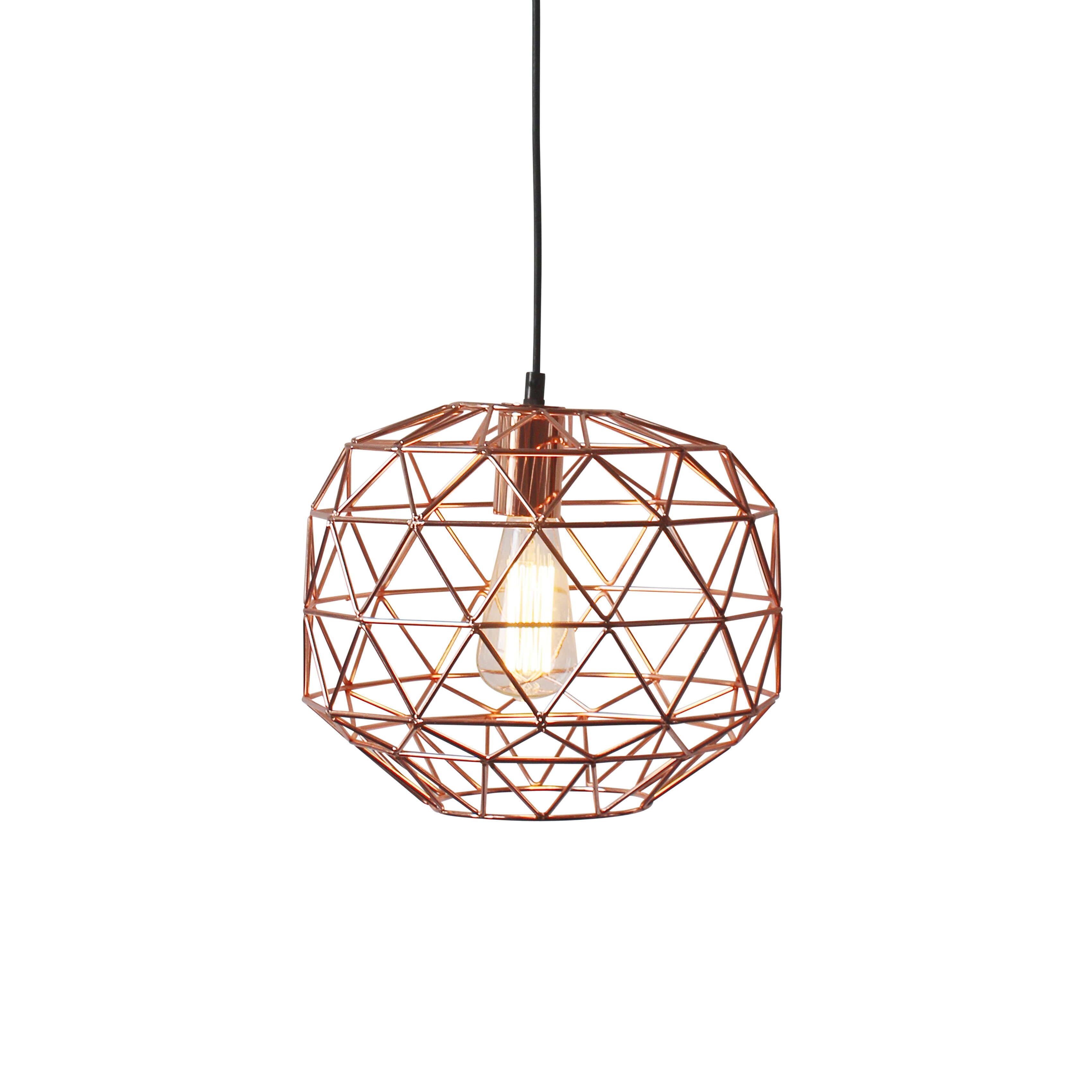 Light Society Caffrey 1 Light Geometric Pendant | Wayfair