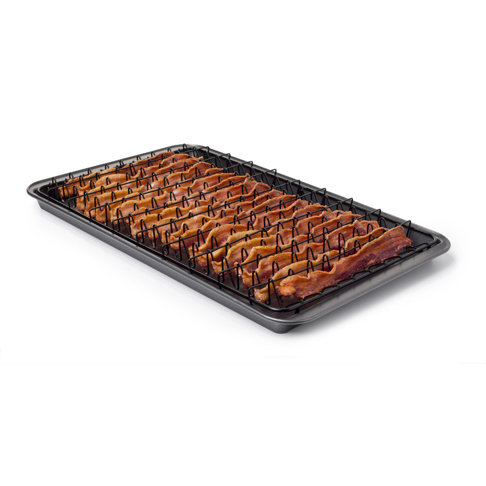 Chef Tony NonStick GreaseAway Mega Bacon Pan & Reviews Wayfair