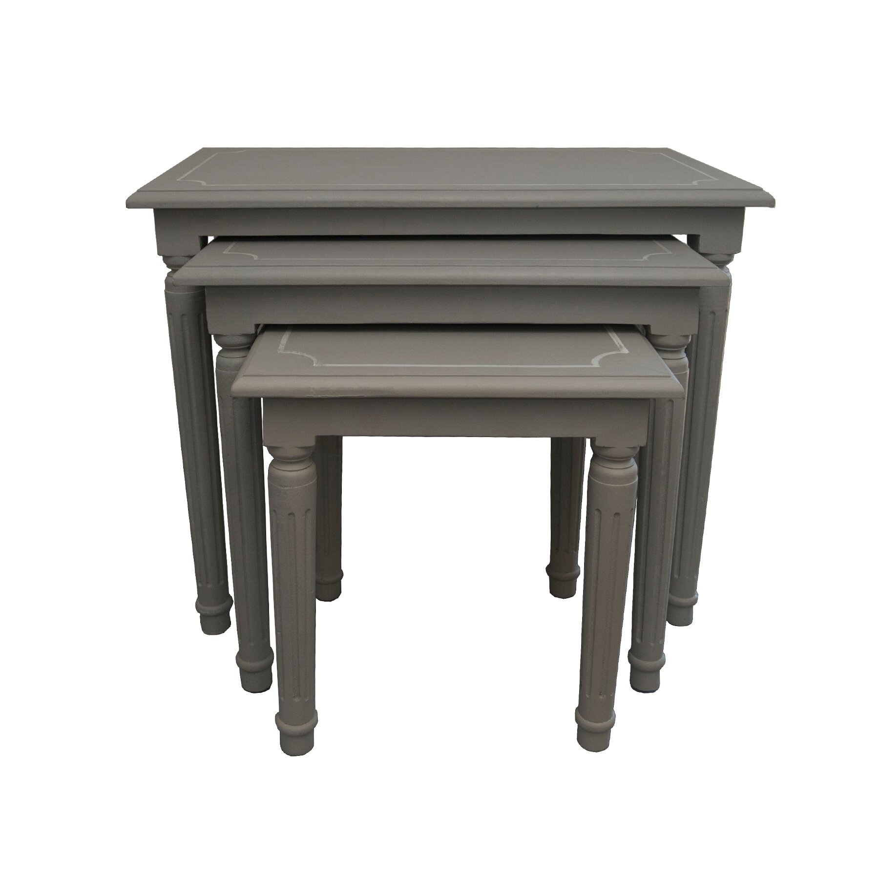 Laurel Foundry Modern Farmhouse Andee 3 Piece Nesting Tables Wayfair