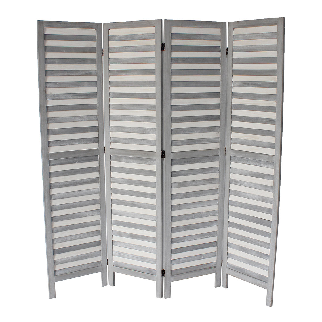 Laurel Foundry Modern Farmhouse Bozeman 70" x 67" 4 Panel Room Divider