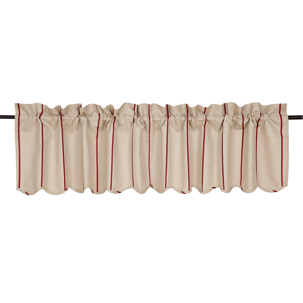 Laurel Foundry Modern Farmhouse Boucher Scalloped Curtain Valance