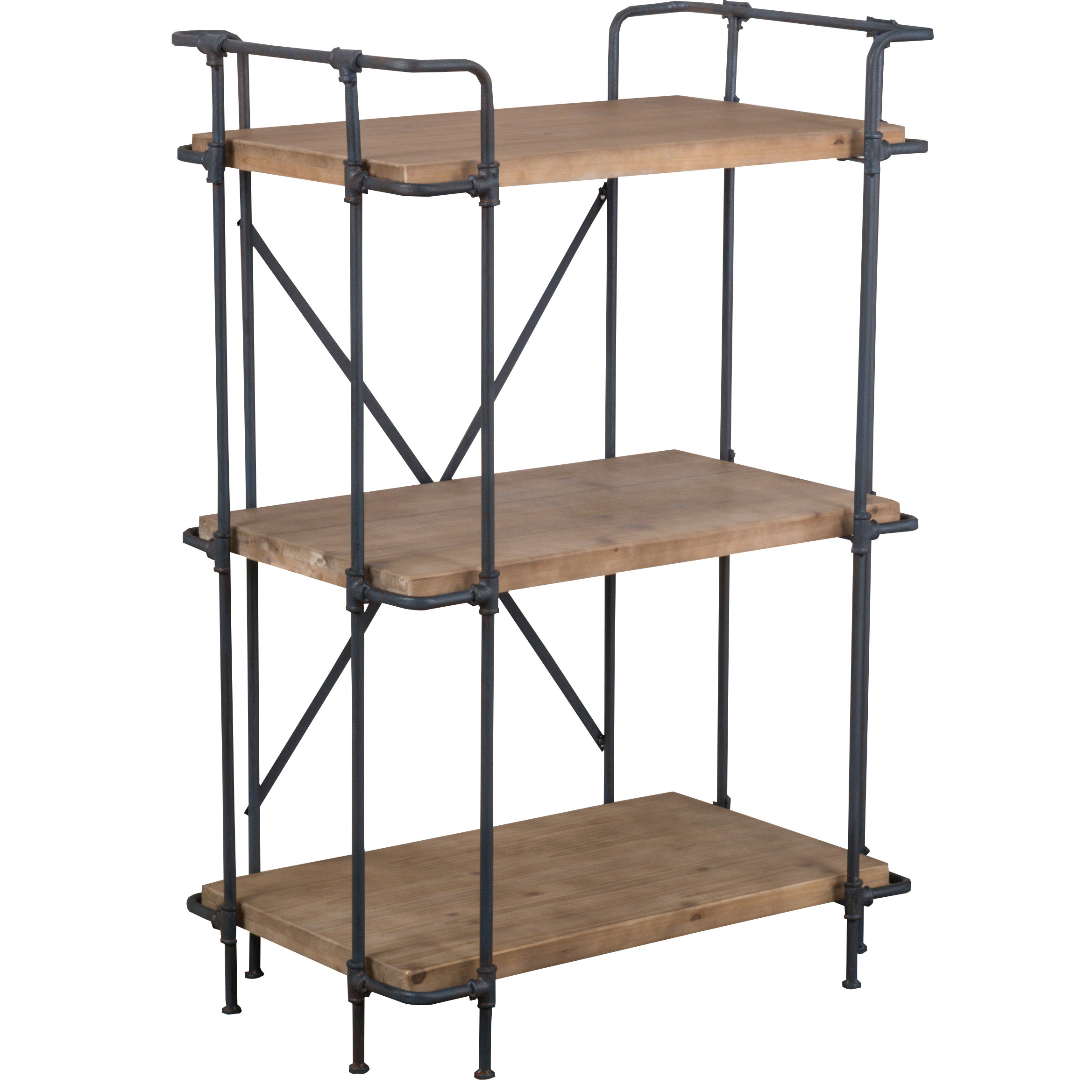 Laurel Foundry Modern Farmhouse Navarrette 40" Etagere Bookcase Wayfair