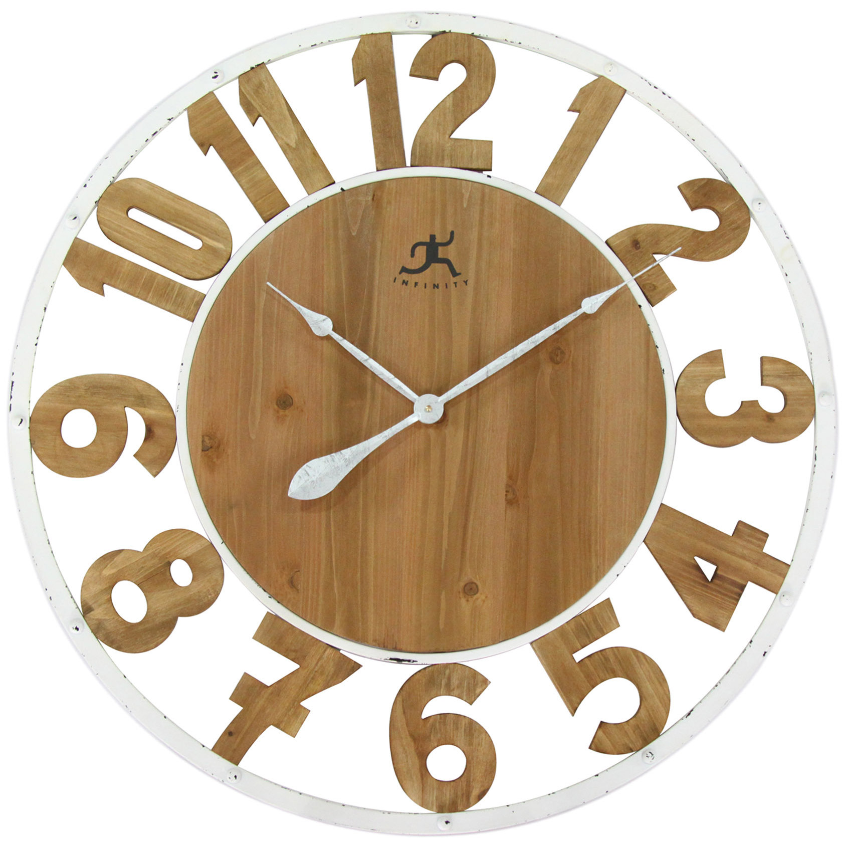 Laurel Foundry Modern Farmhouse Oversized 32" Wall Clock Wayfair