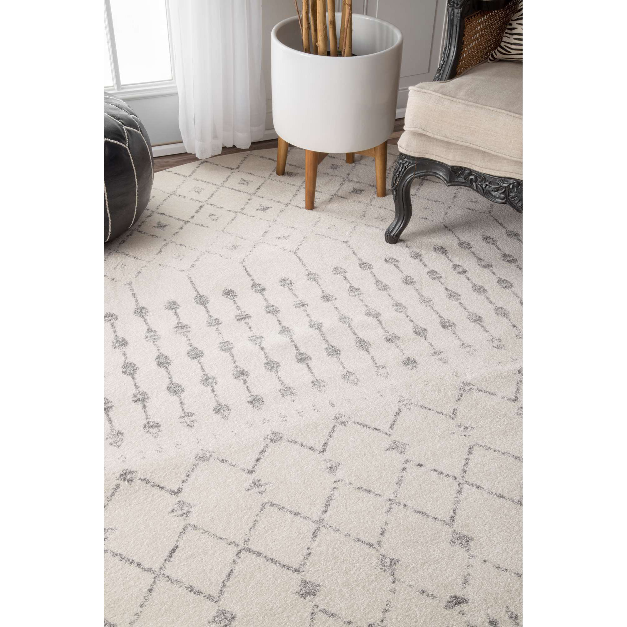 Laurel Foundry Modern Farmhouse Olga Gray Area Rug ...