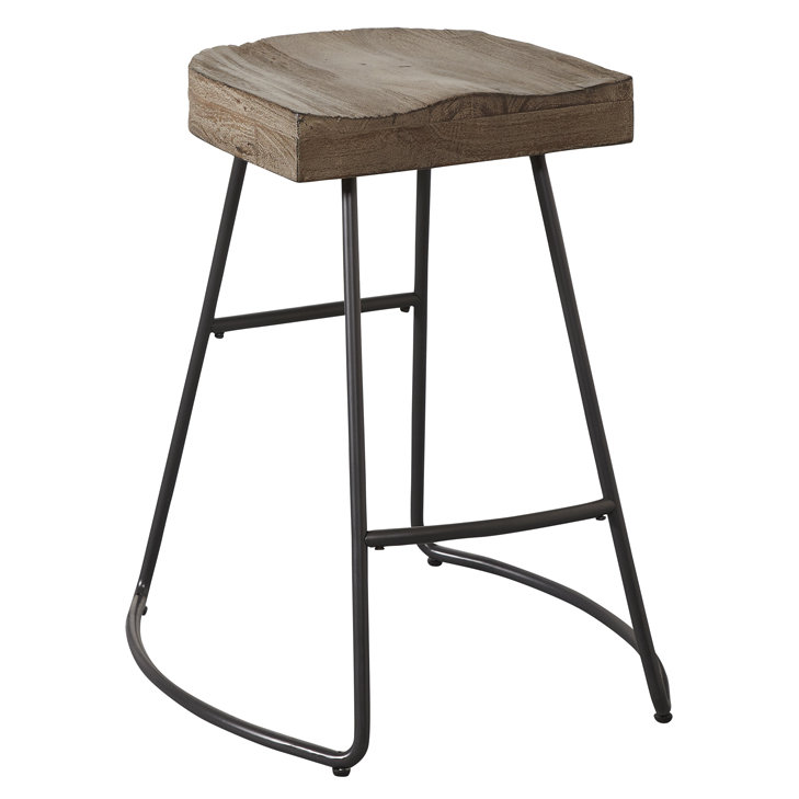 Laurel Foundry Modern Farmhouse Charlie 24" Bar Stool & Reviews Wayfair