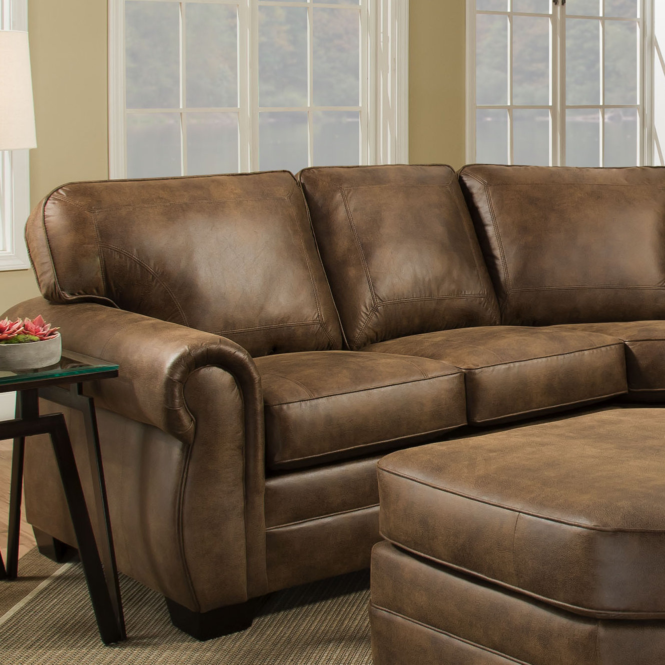 Laurel Foundry Modern Farmhouse Groleau Sectional Wayfair