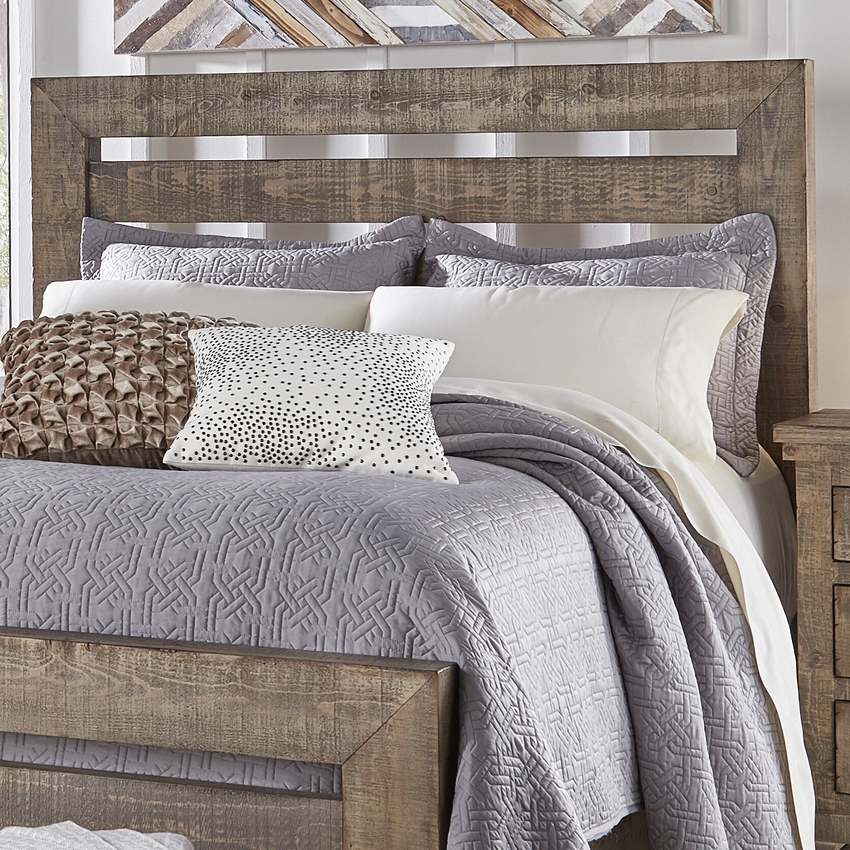 Laurel Foundry Modern Farmhouse Yacine Slat Headboard | Wayfair