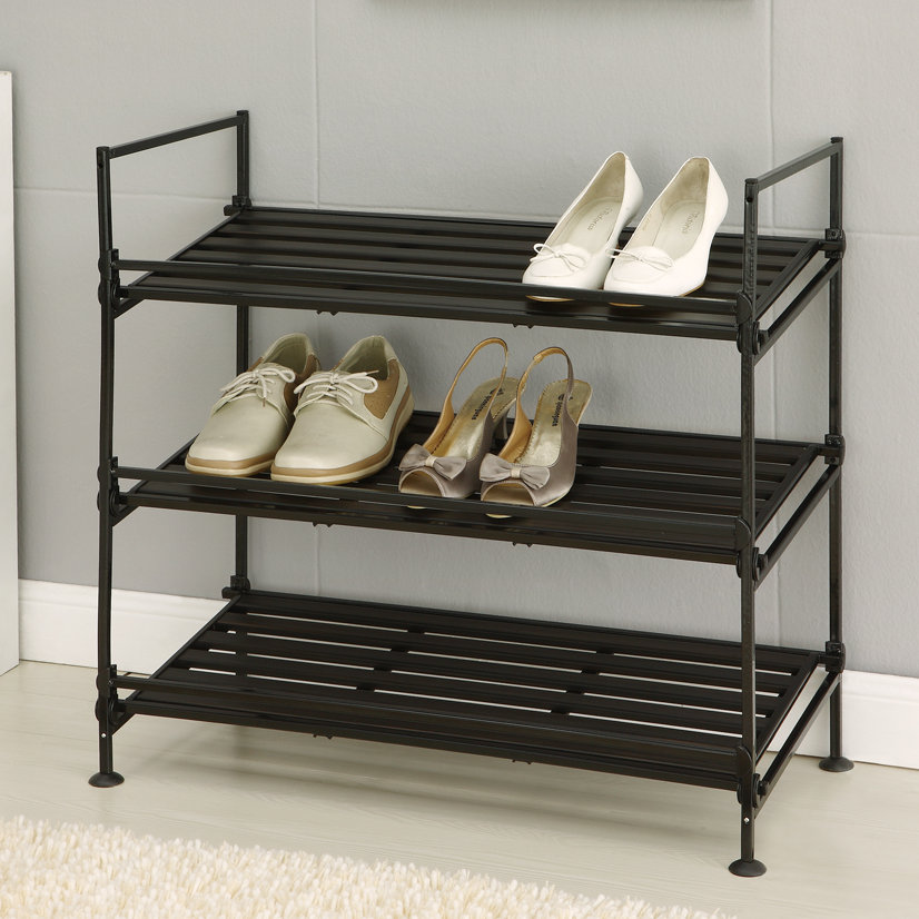 OIA 3-Tier Shoe Rack & Reviews | Wayfair