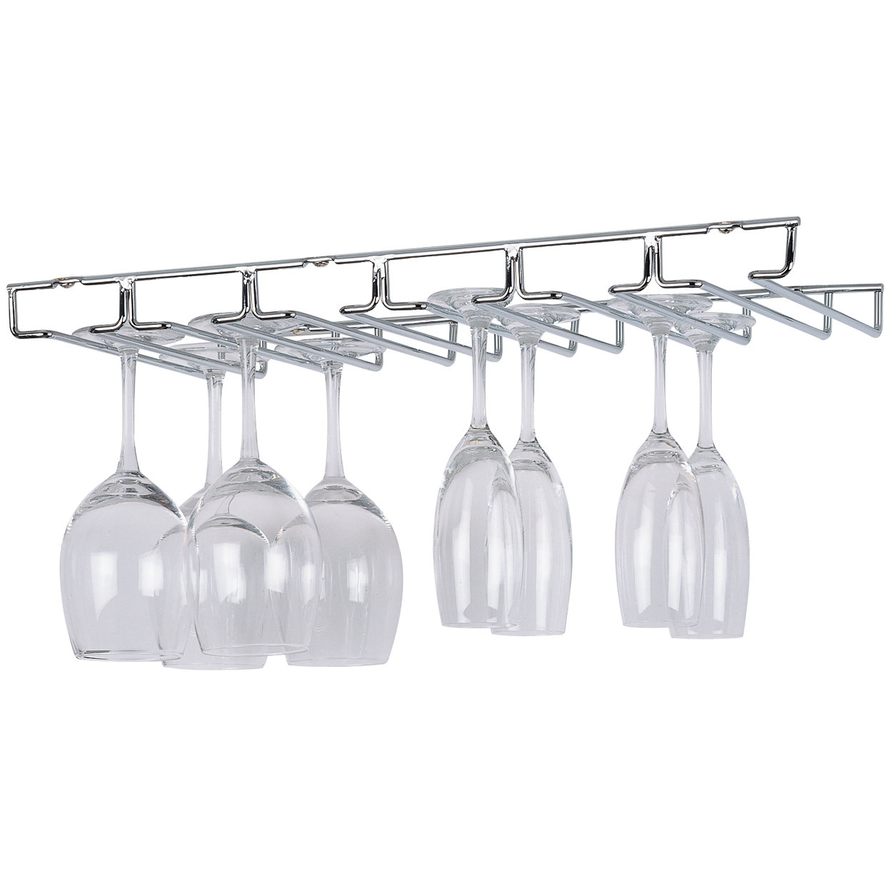OIA Hanging Wine Glass Rack & Reviews Wayfair
