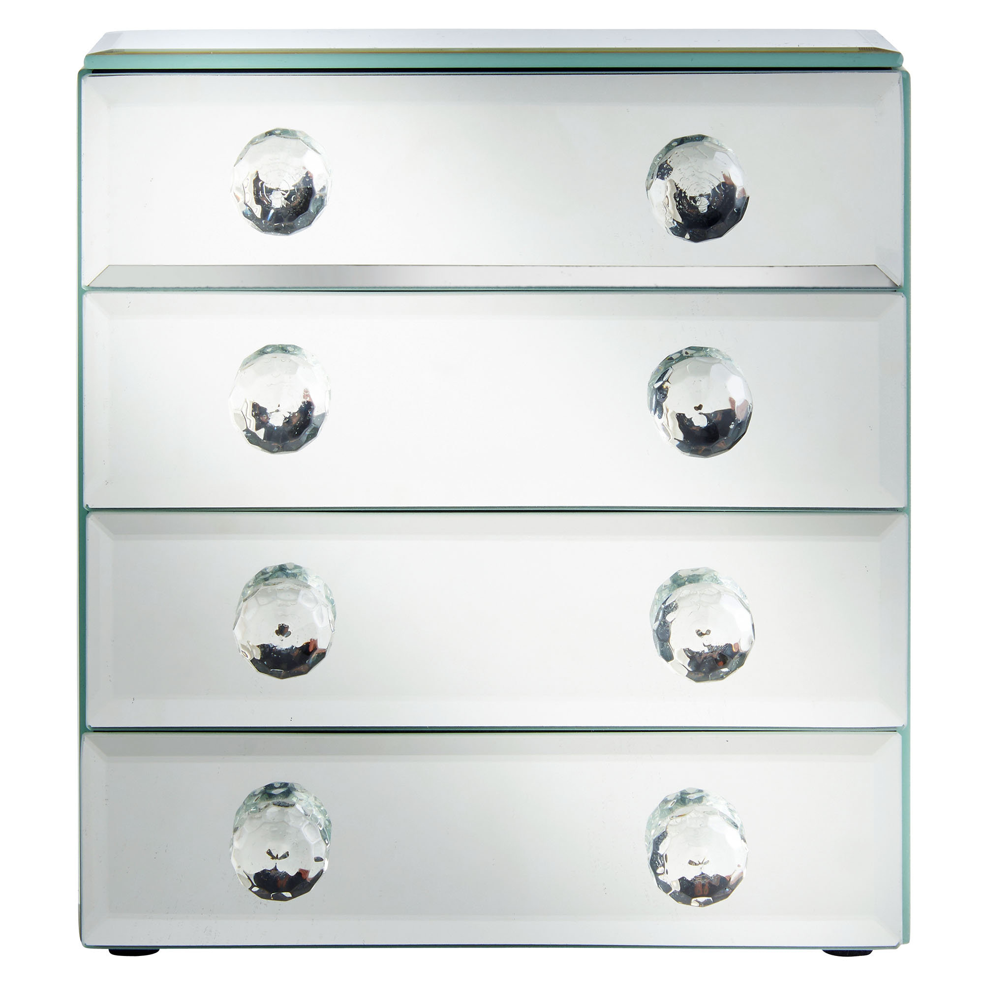 Beautify Mirrored Glass Jewelry Box & Reviews Wayfair