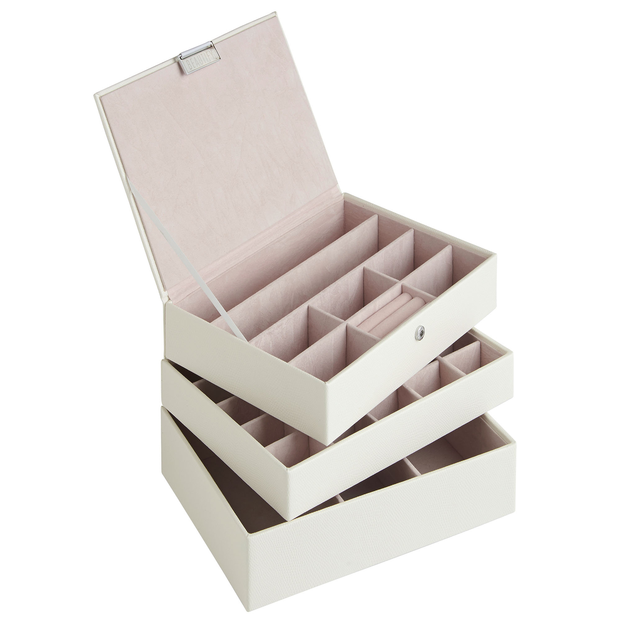 Beautify 3 Tier Stackable Jewelry Box Organizer Trays Wayfair