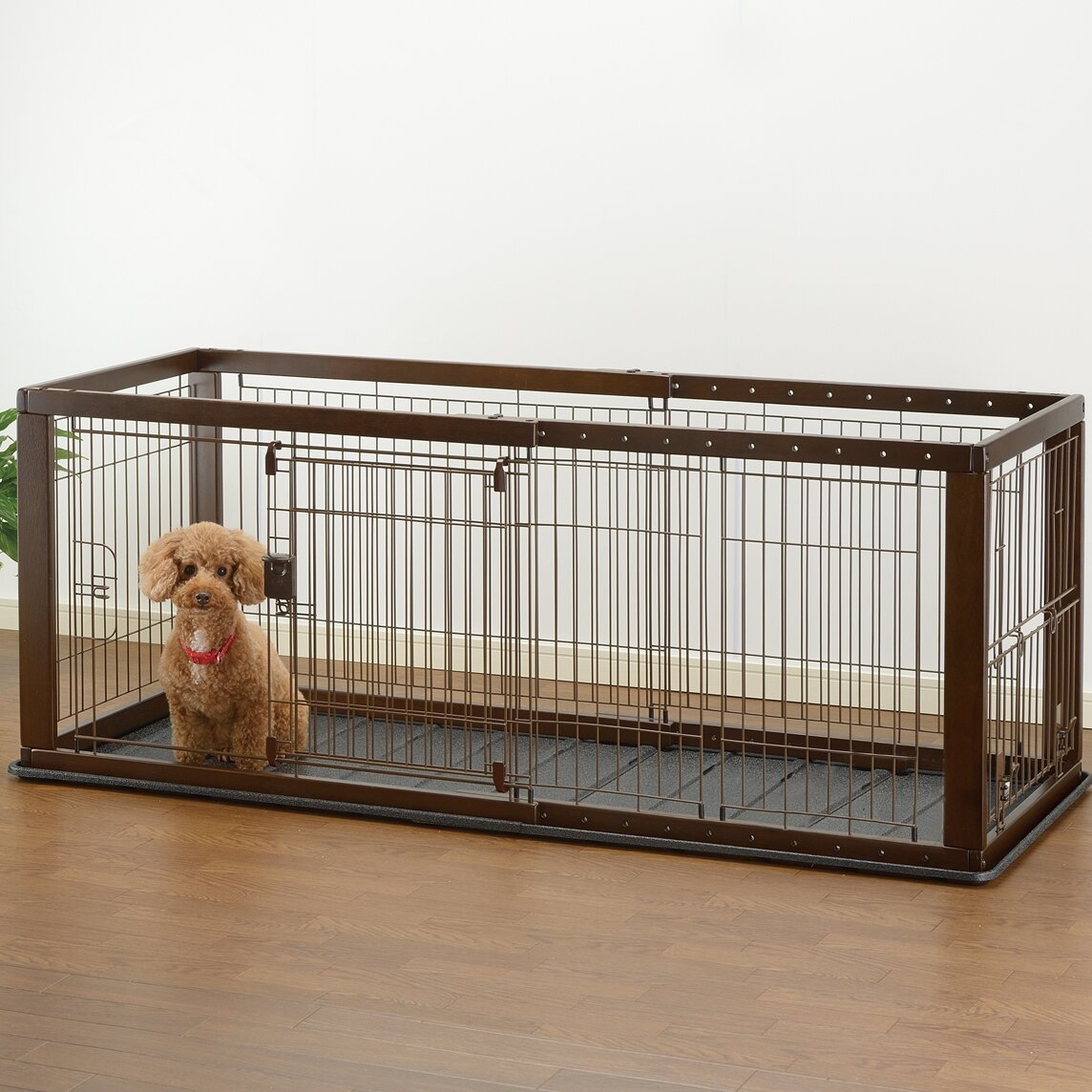 Richell Expandable Pet Crate with Floor Tray &amp; Reviews ...