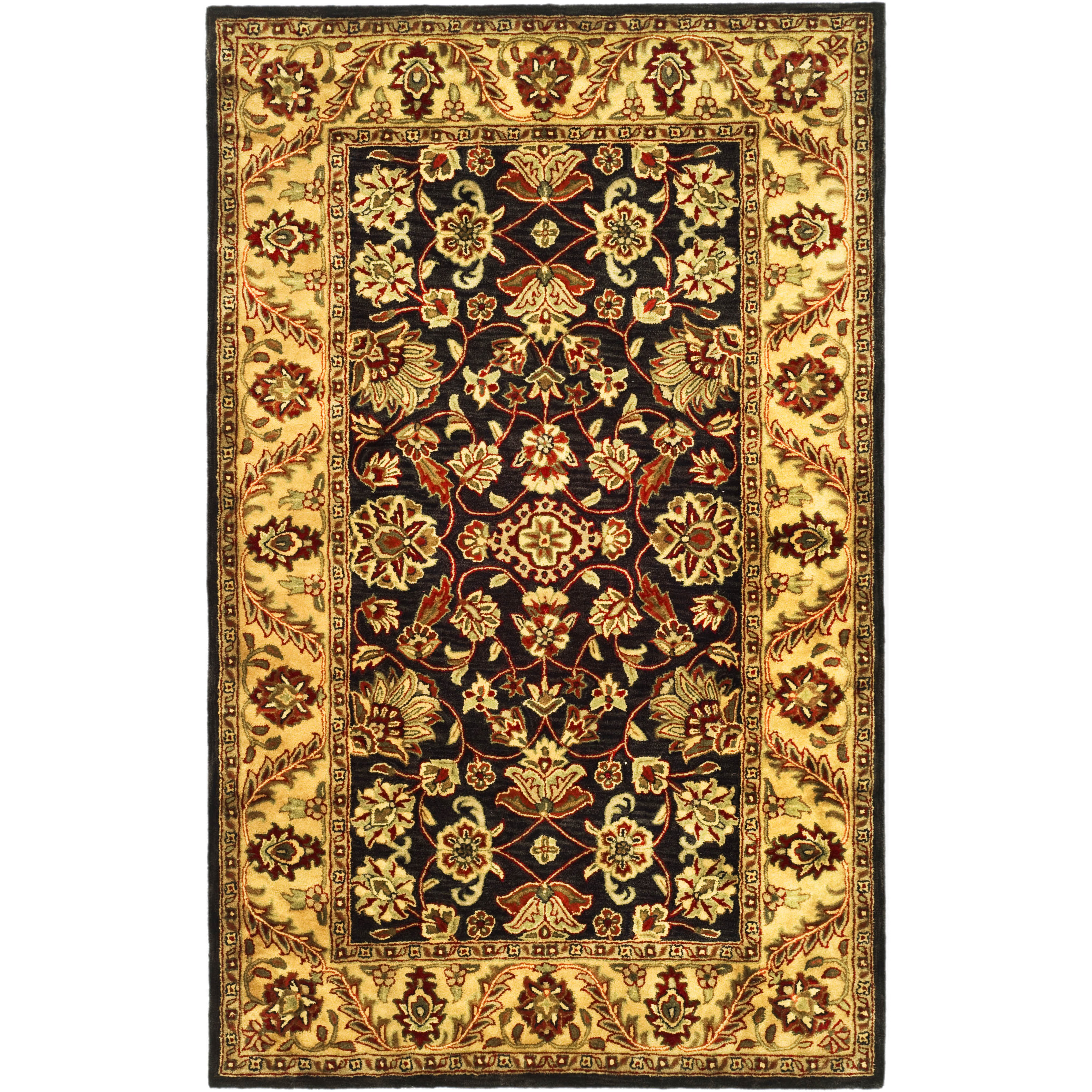 Safavieh Golden Jaipur Black/Gold Area Rug & Reviews Wayfair