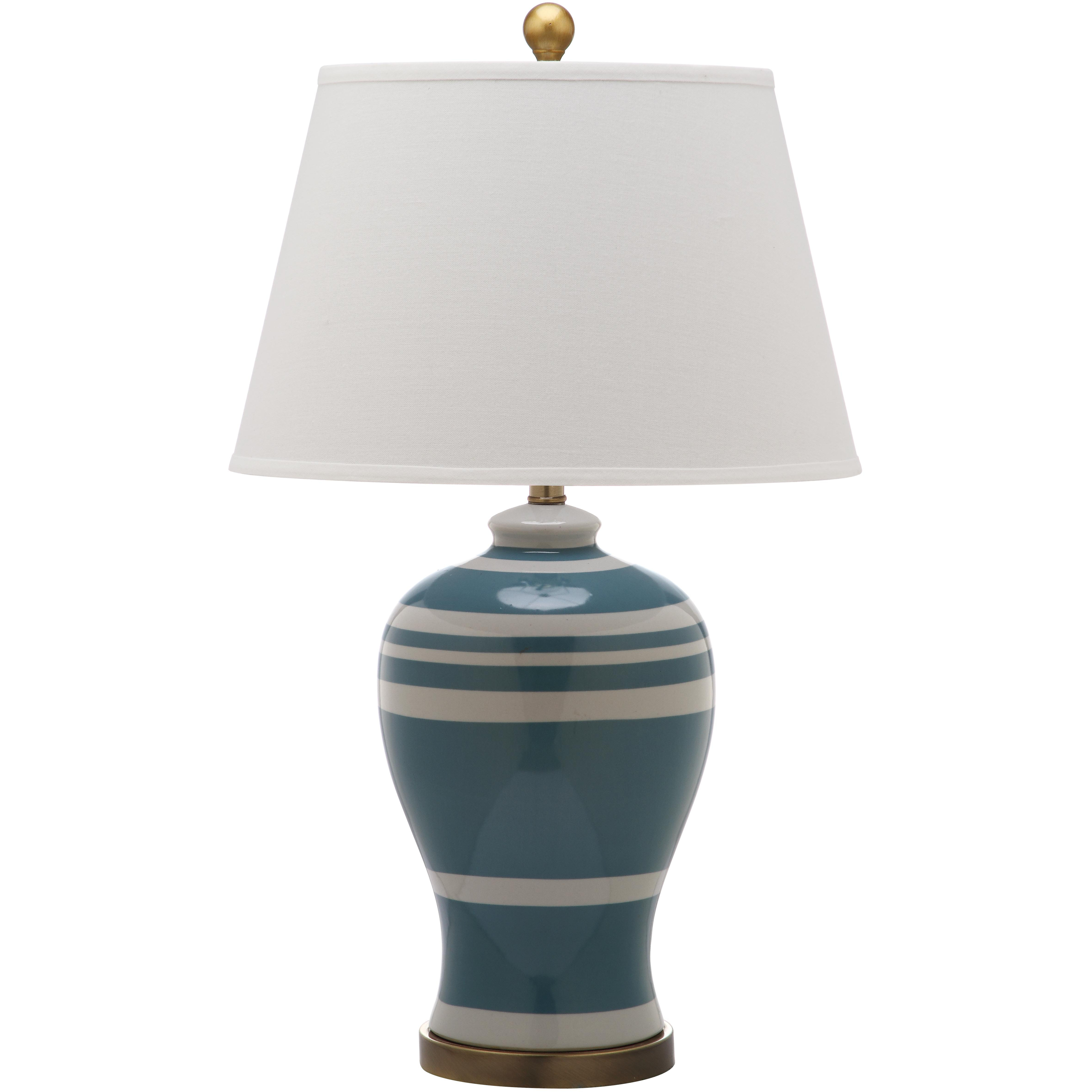 Safavieh Pottery Stripe Ginger Jar 29" Table Lamp Wayfair