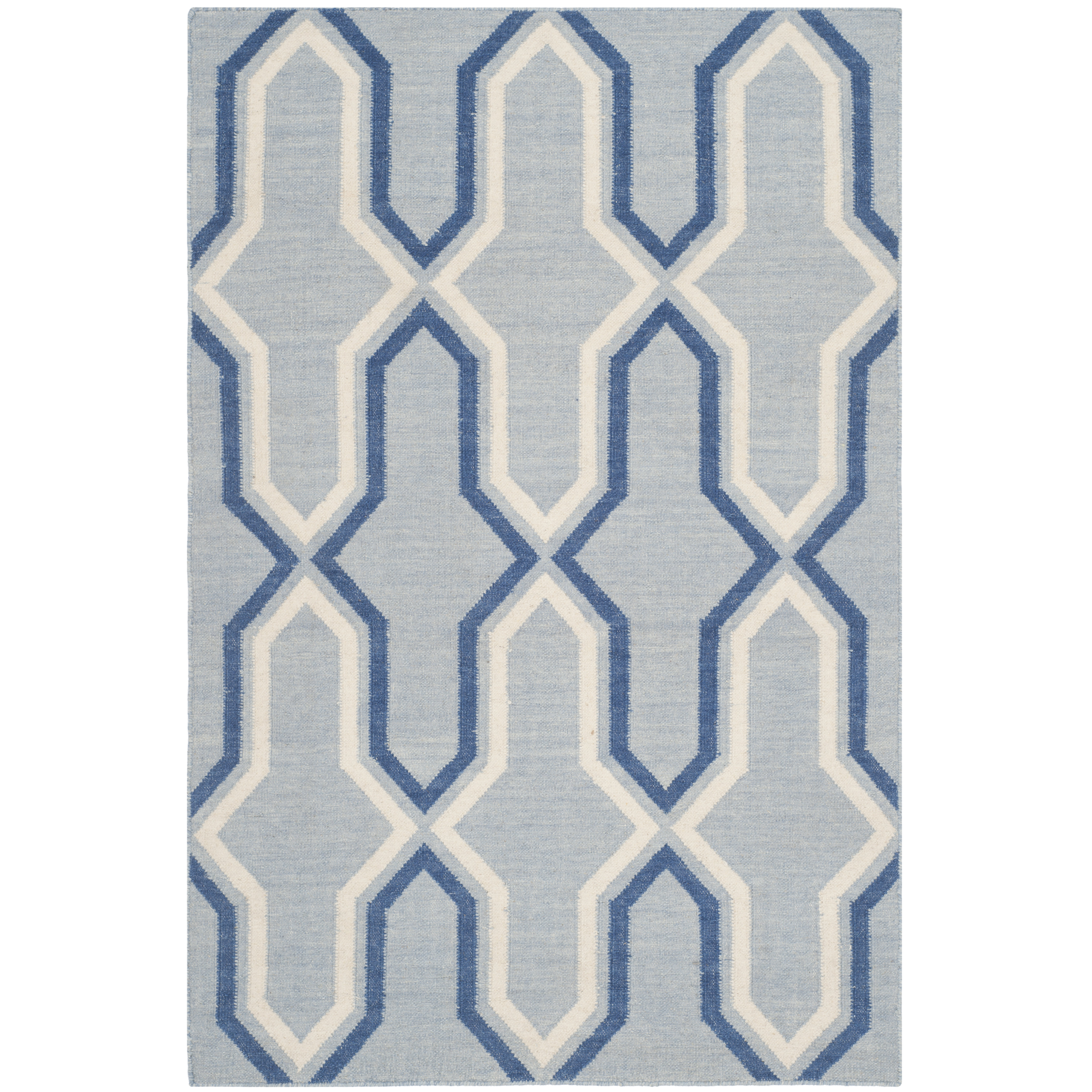 Safavieh Dhurries Blue Contemporary Area Rug & Reviews Wayfair